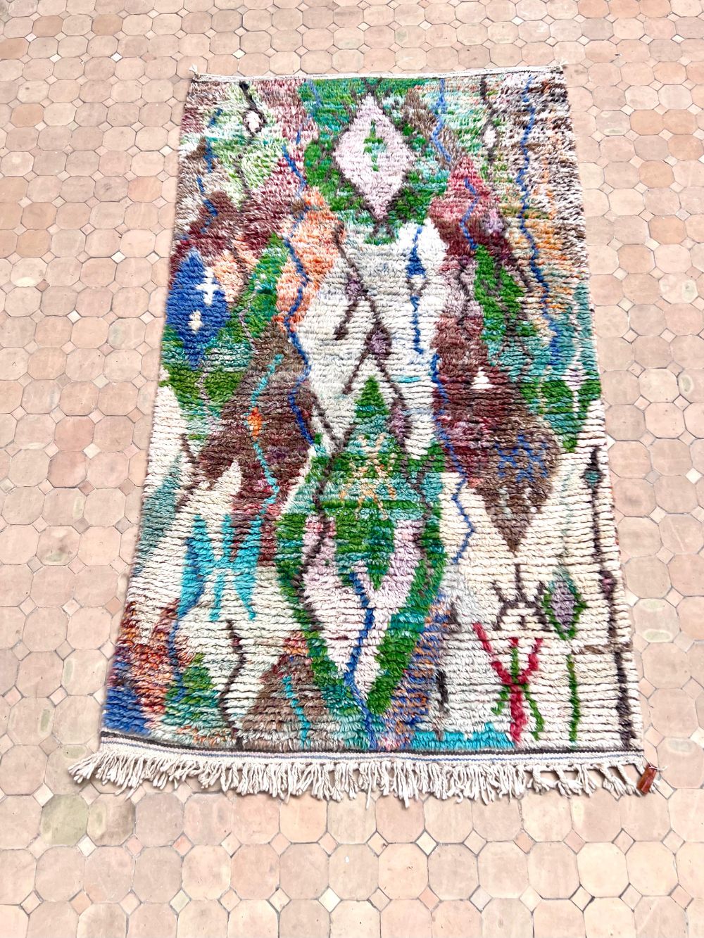 Moroccan Boujaad Rug 200x115cm