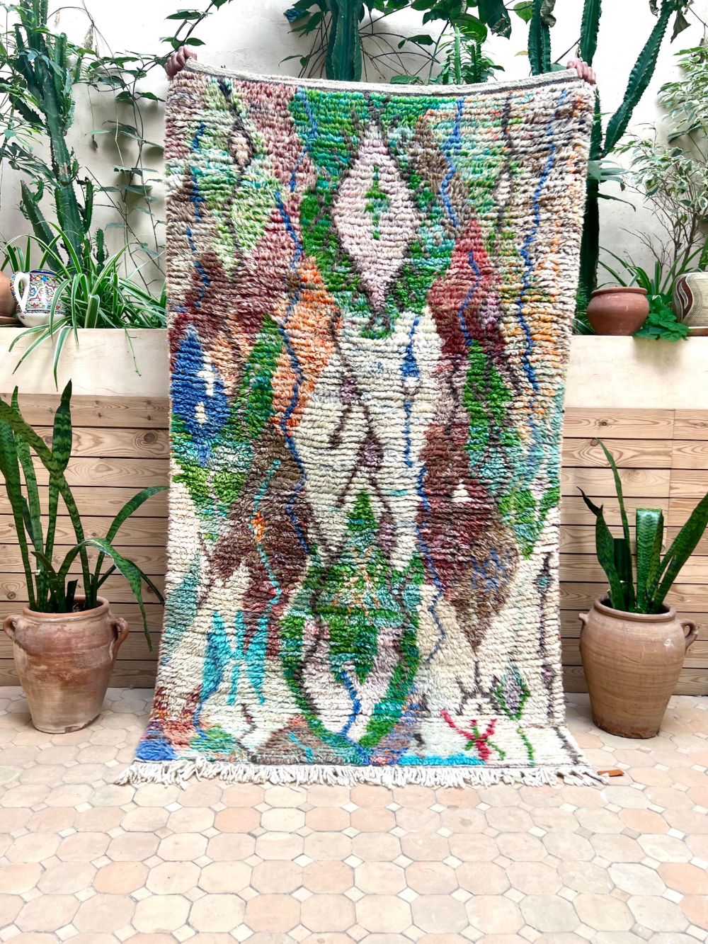 Moroccan Boujaad Rug 200x115cm