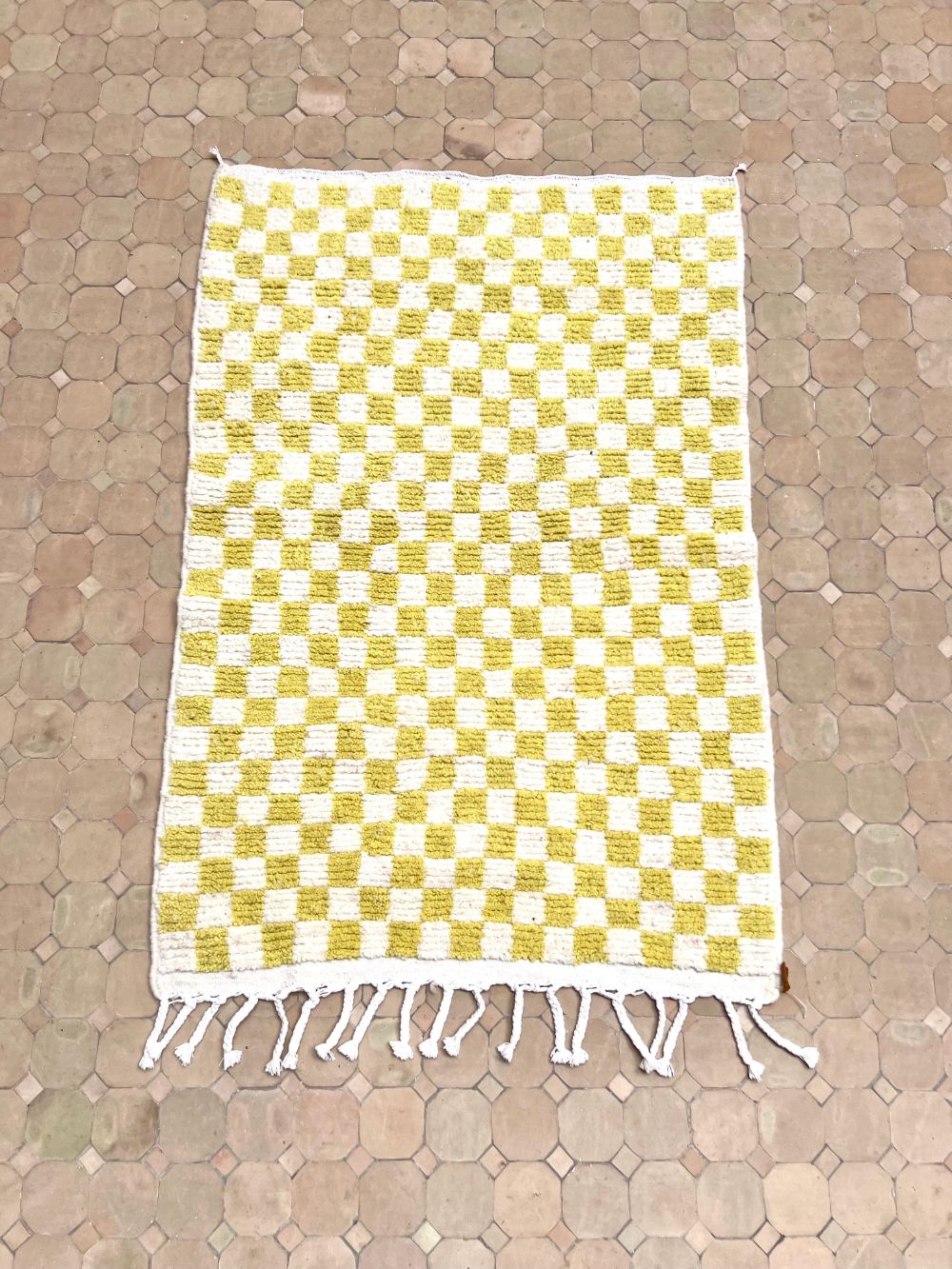 Marokkolainen ruudullinen matto 150x100cm