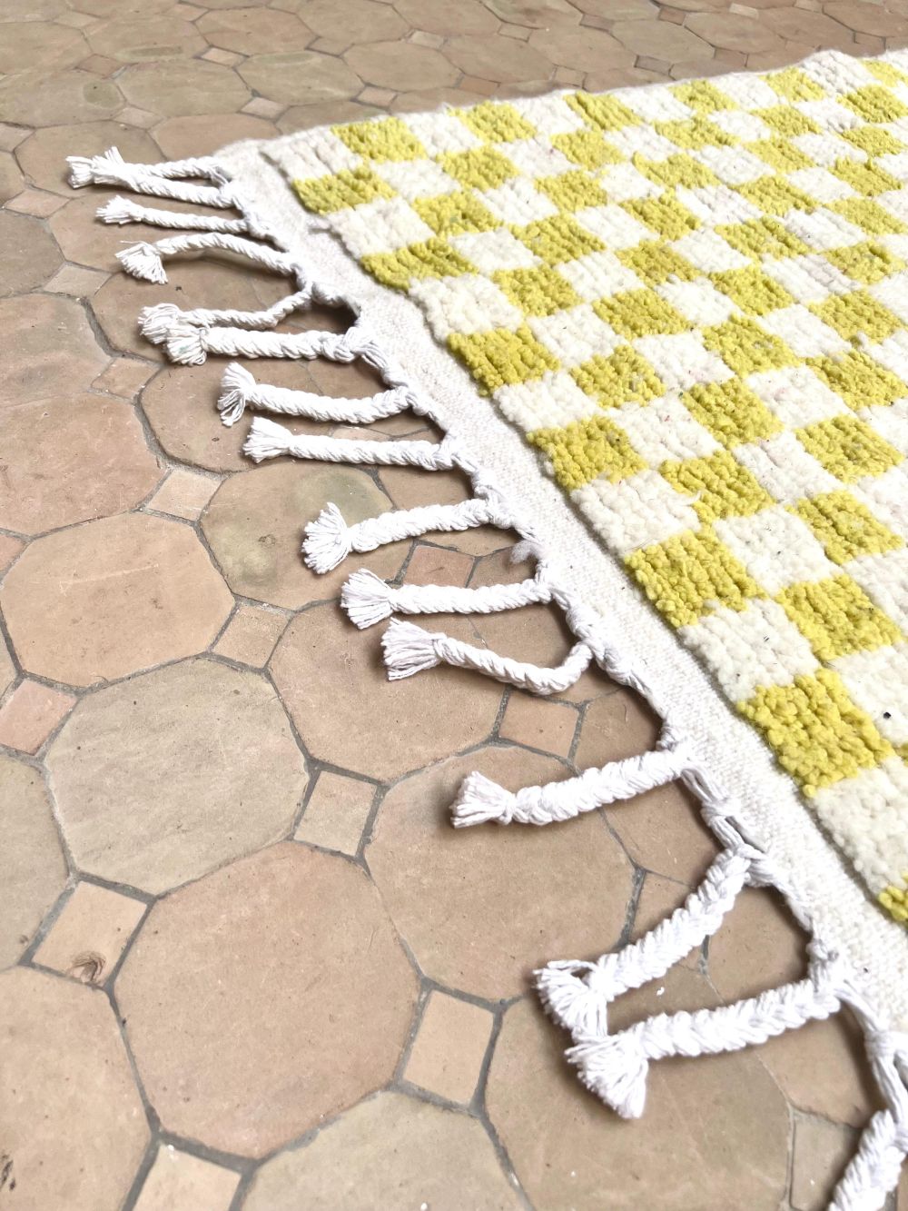 Marokkolainen ruudullinen matto 150x100cm