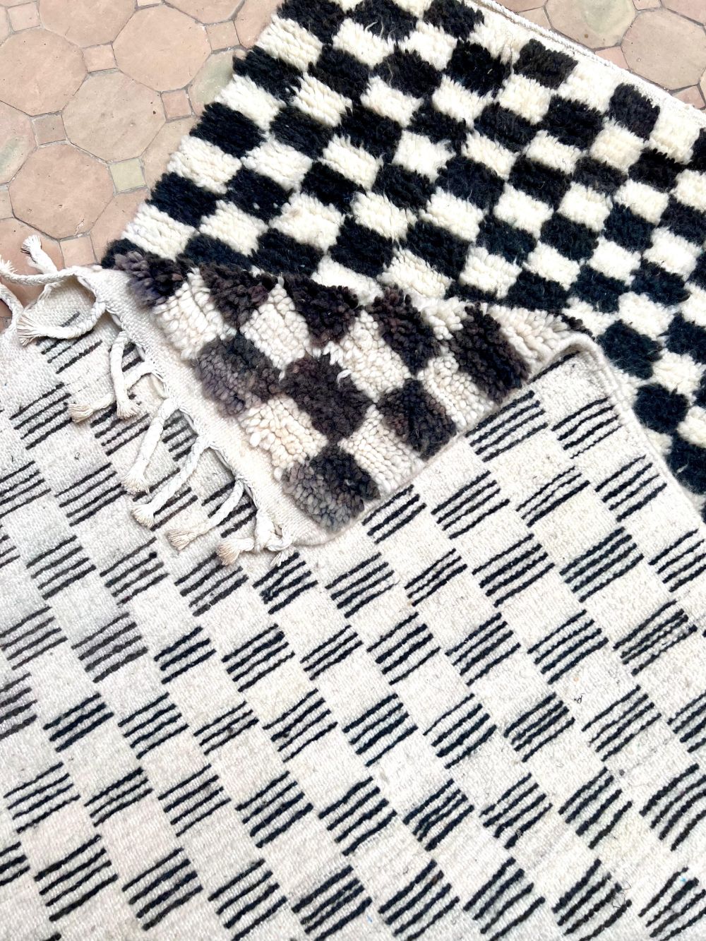 Moroccan Checkered Rug 160x105cm