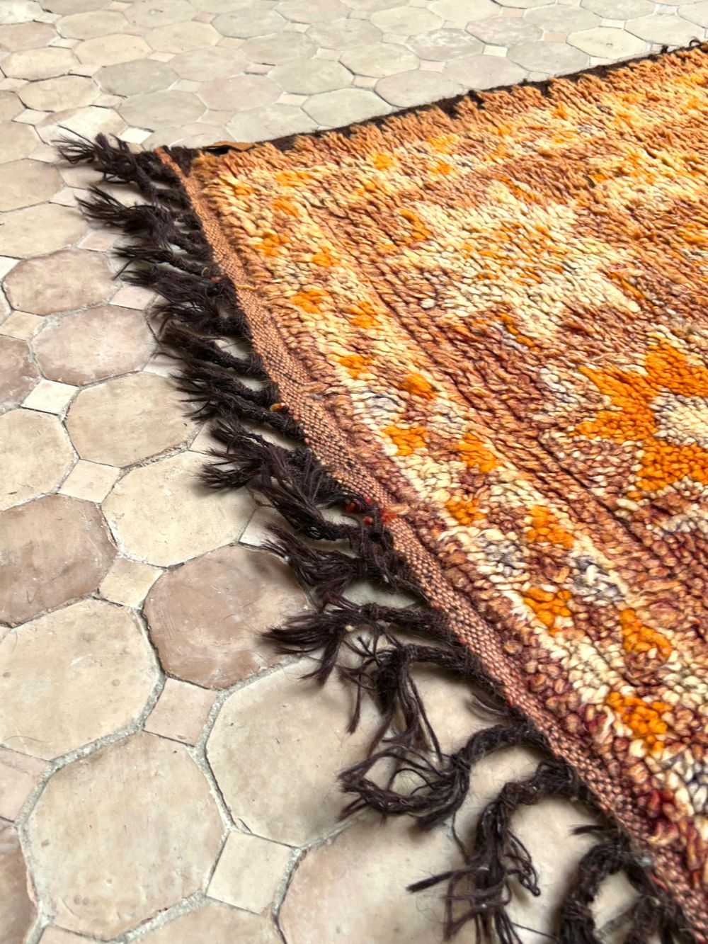 Marokkolainen vintage Boujaad matto 220x145cm