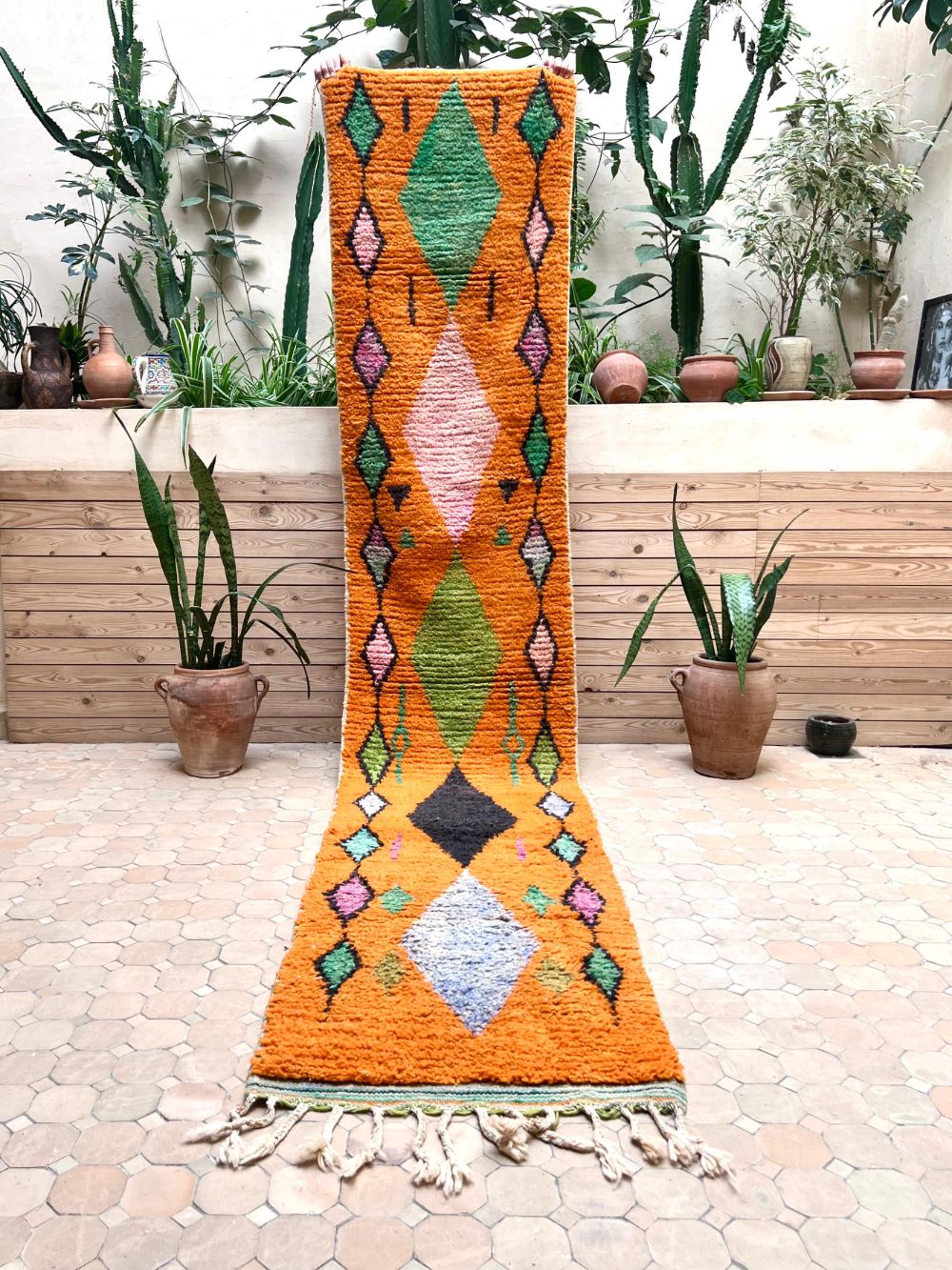 Marokkolainen käytävämatto Boujaad 360x70cm