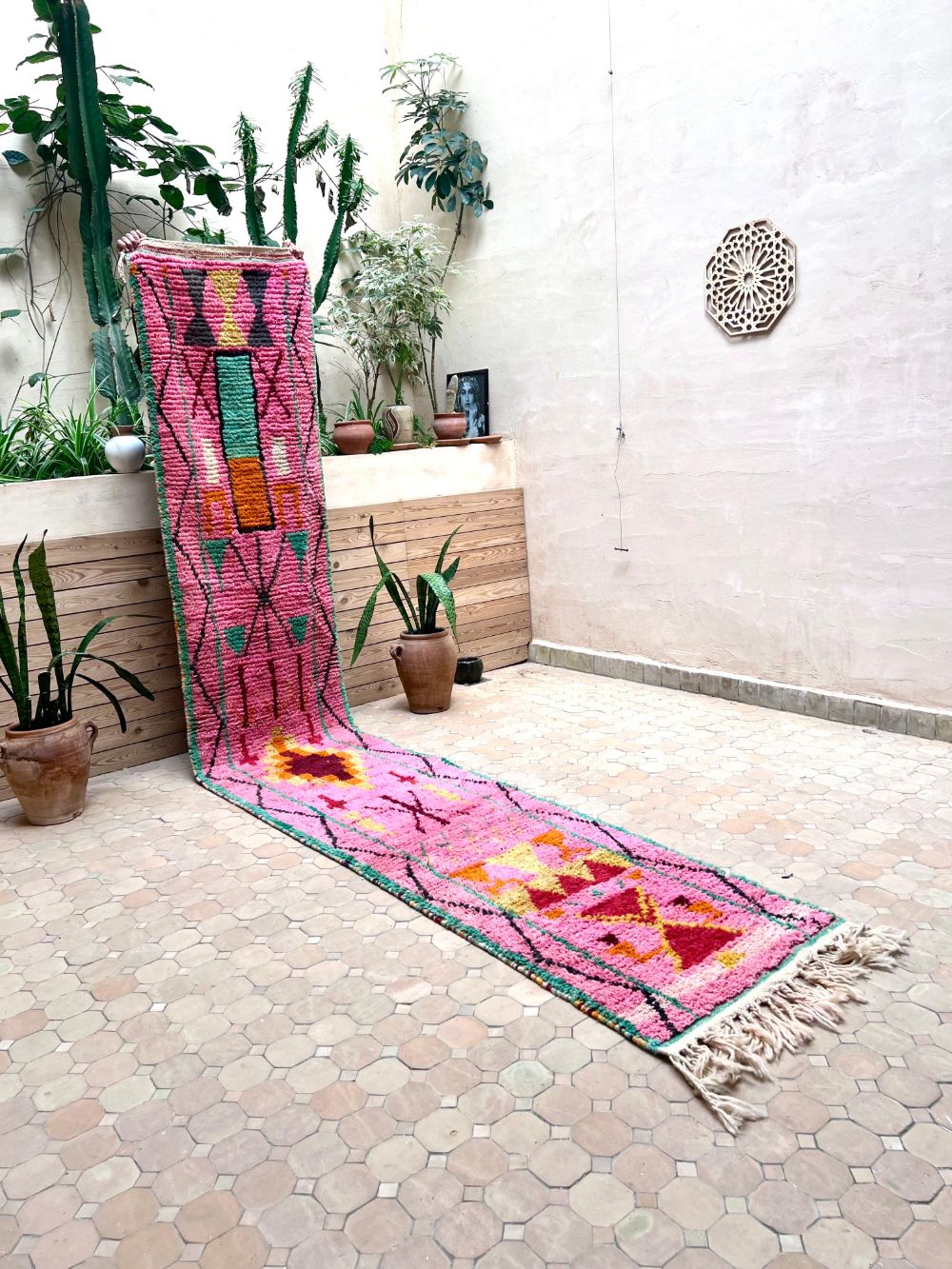 Moroccan Boujaad Runner 410x70cm
