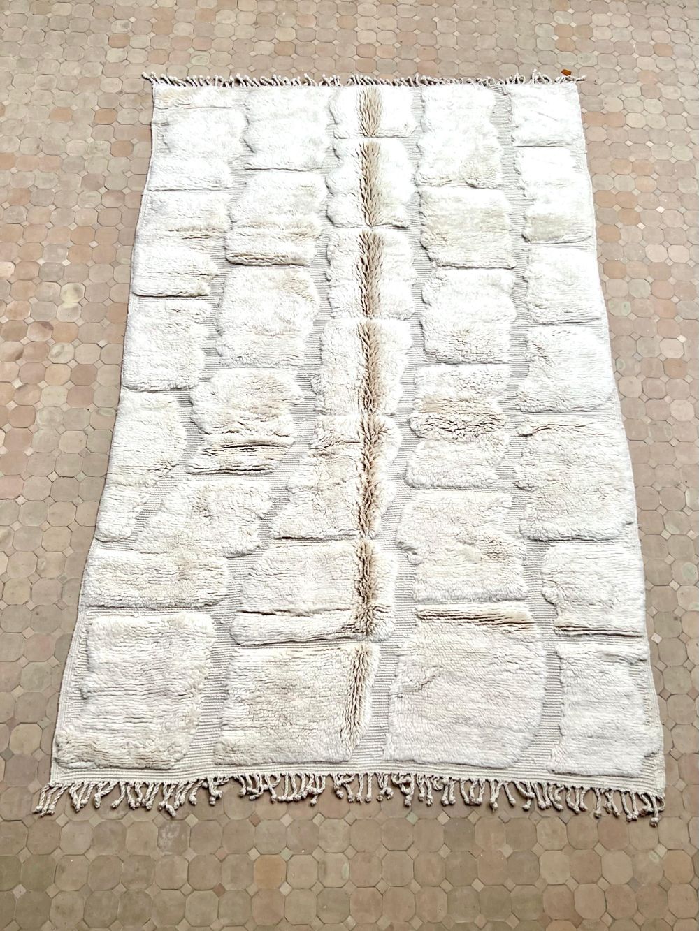 Marokkolainen Mrirt Jääkarhu matto 310x195cm