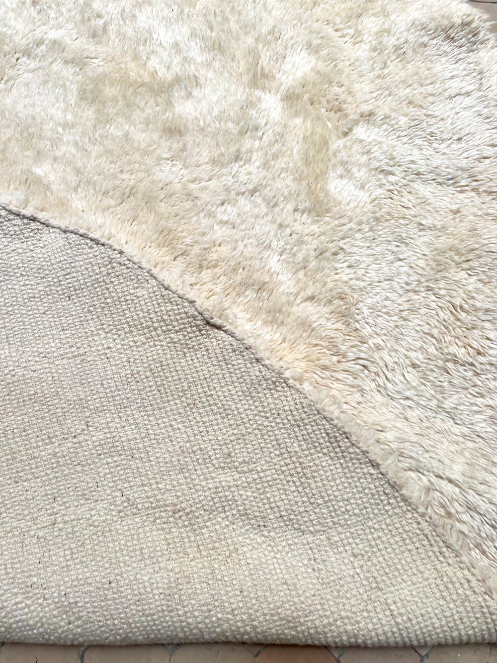Moroccan Cream Round Rug 200cm