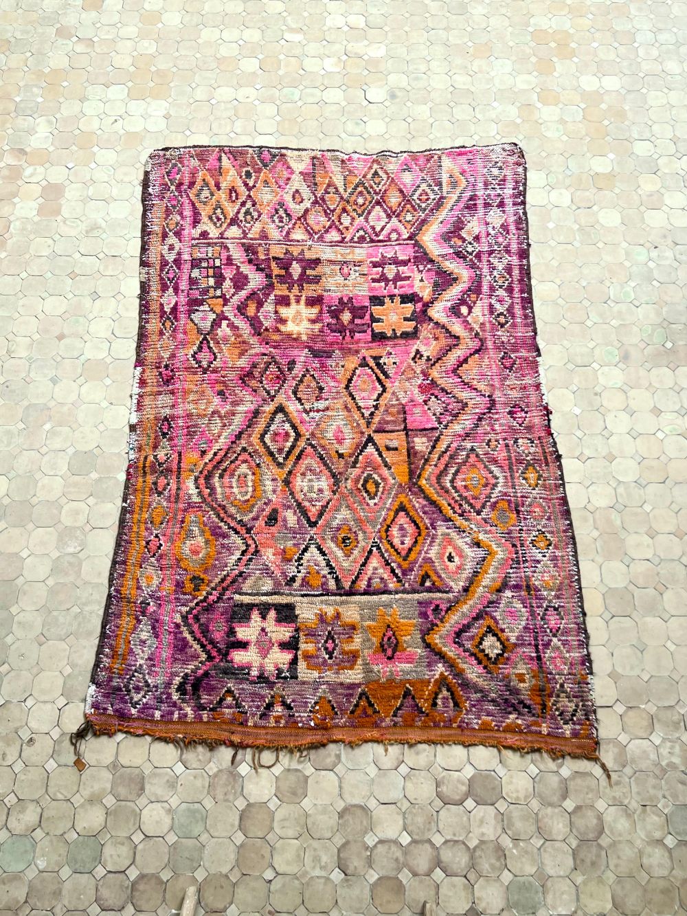 Marokkolainen vintage Boujaad matto 245x160cm