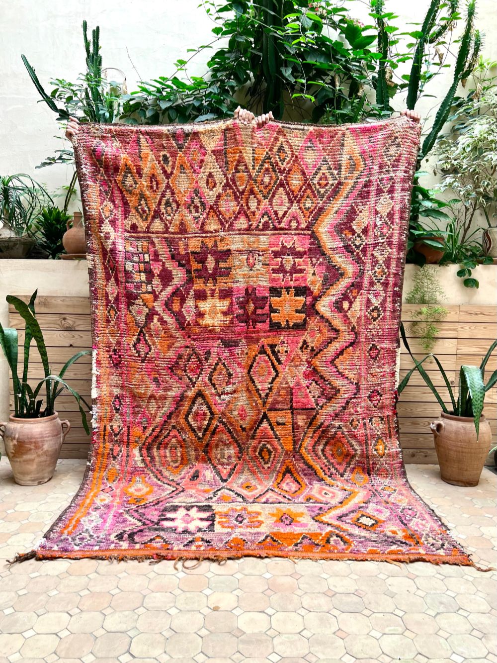 Marokkolainen vintage Boujaad matto 245x160cm