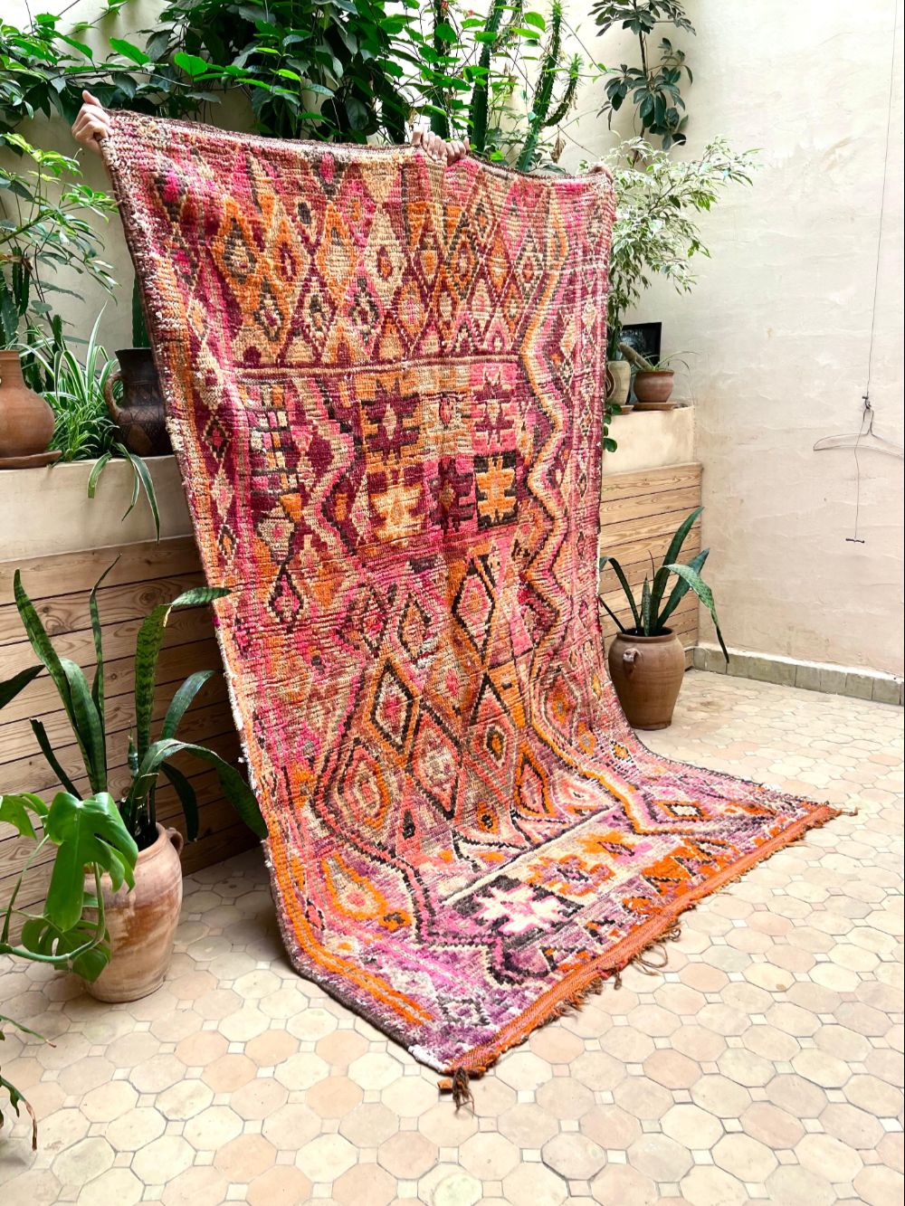 Moroccan Vintage Boujaad Rug 245x160cm