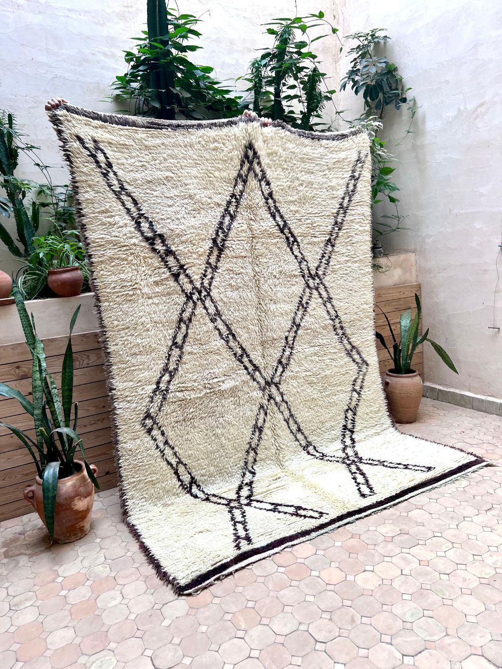Marokkolainen Semi vintage Marmoucha matto 260x180cm