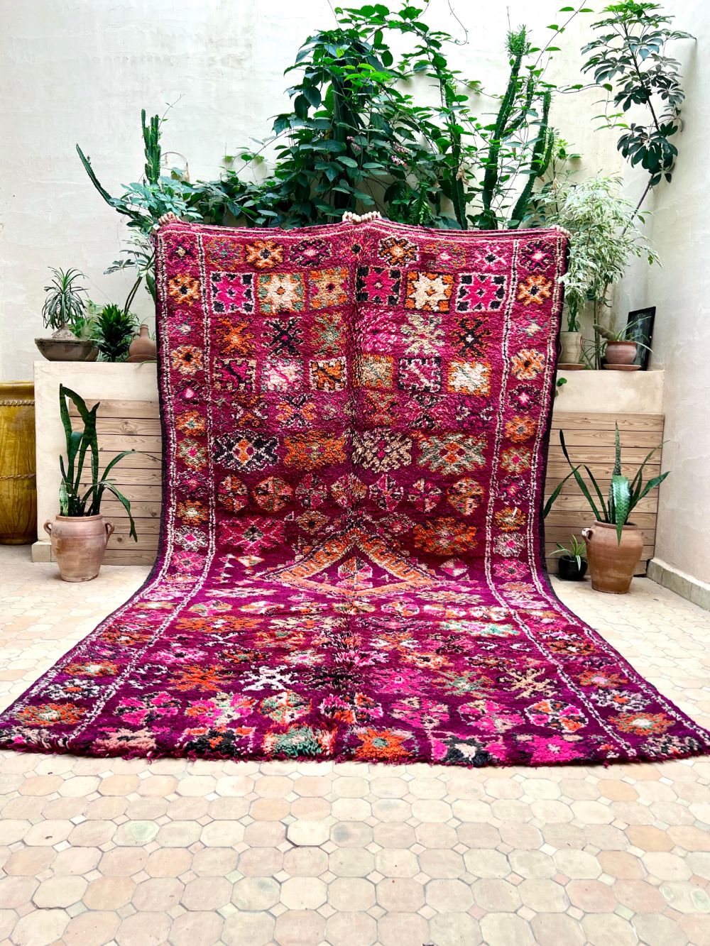 Marokkolainen vintage Beni M'Guild matto 365x200cm