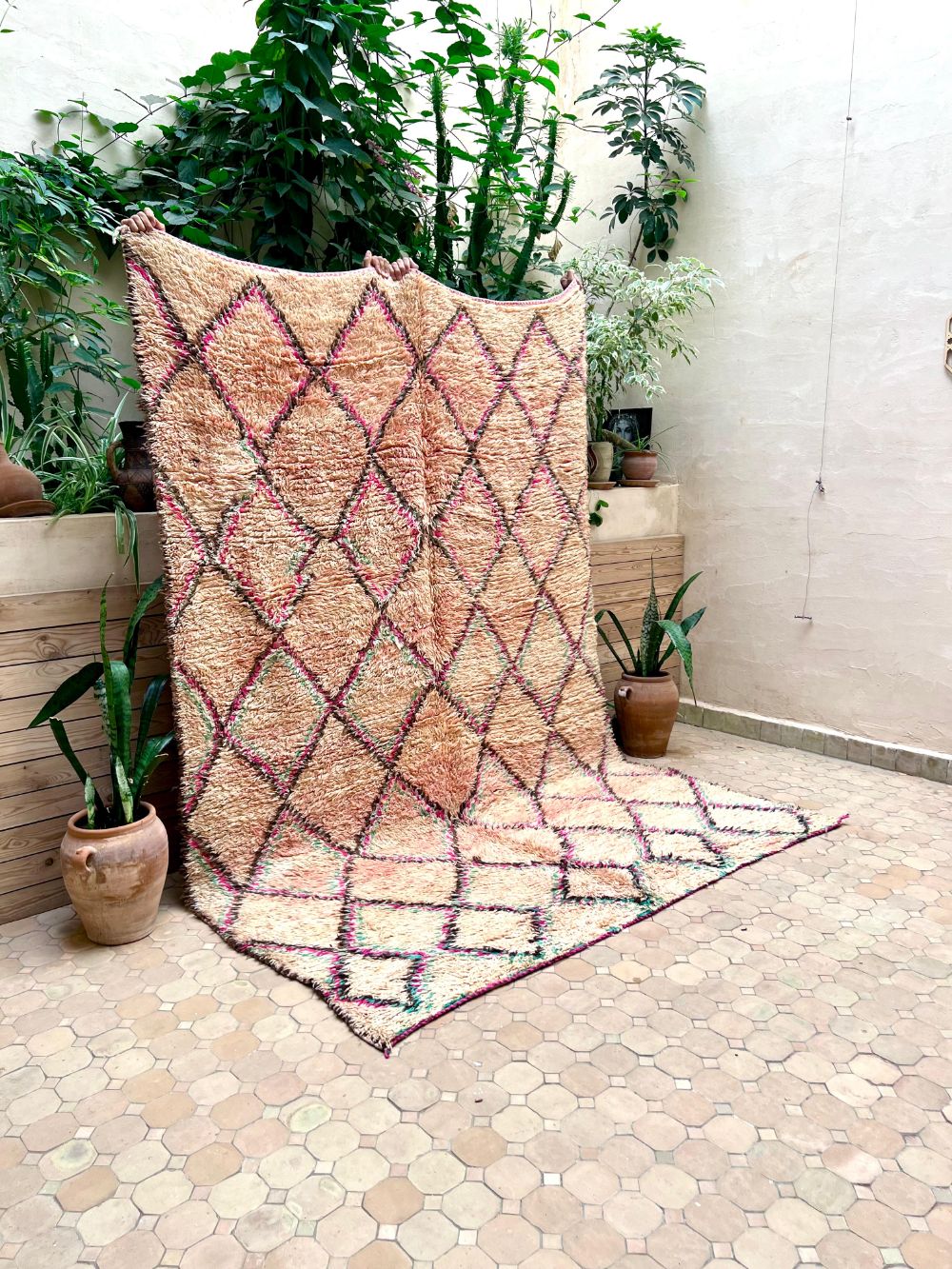 Moroccan Vintage Boujaad Rug 265x190cm