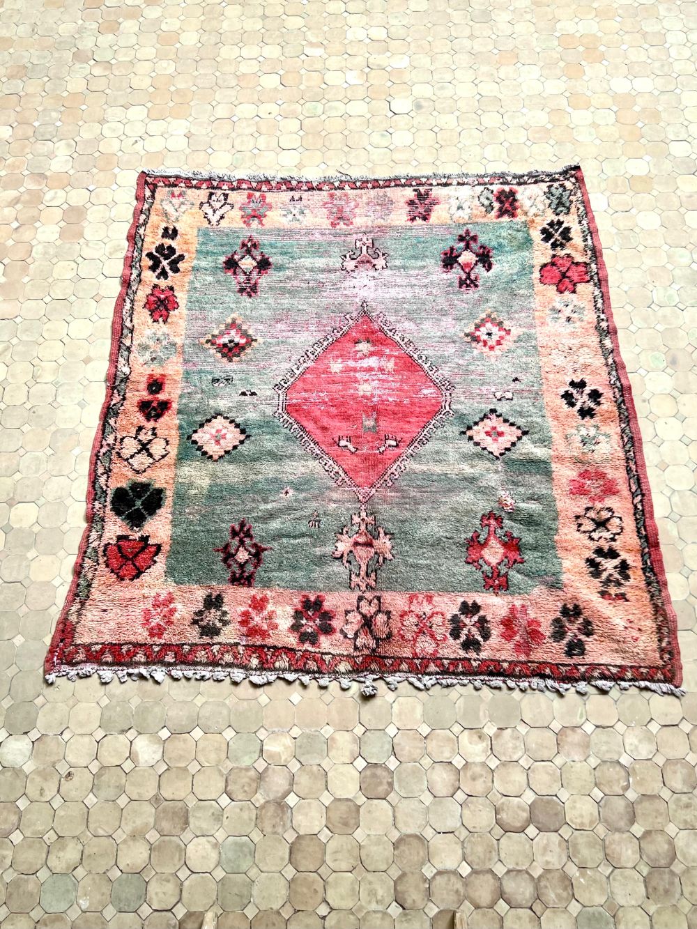 Moroccan Vintage Boujaad Rug 210x190cm