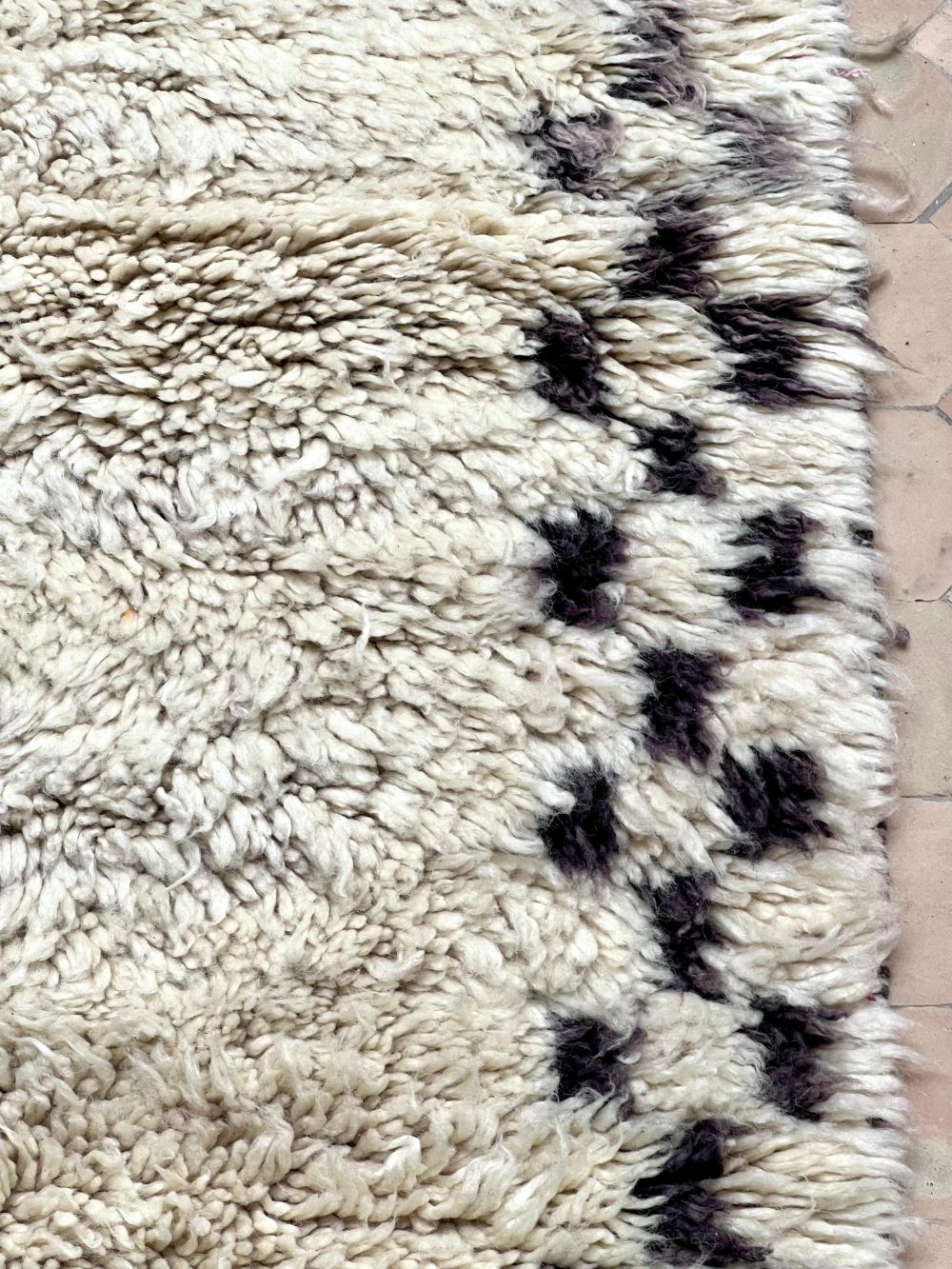 Moroccan Semi vintage Beni Ouarain Rug 325x190cm