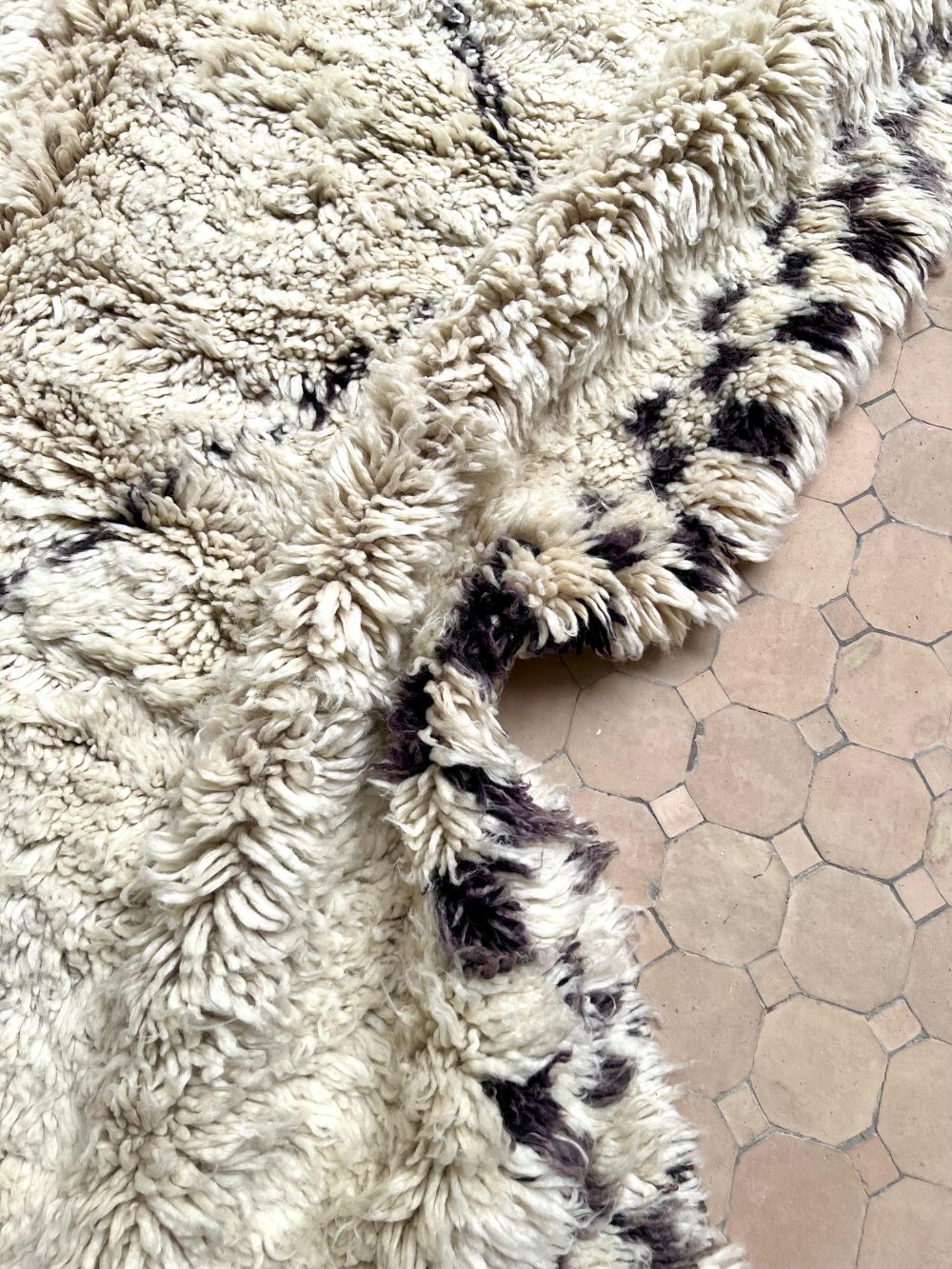 Moroccan Semi vintage Beni Ouarain Rug 325x190cm