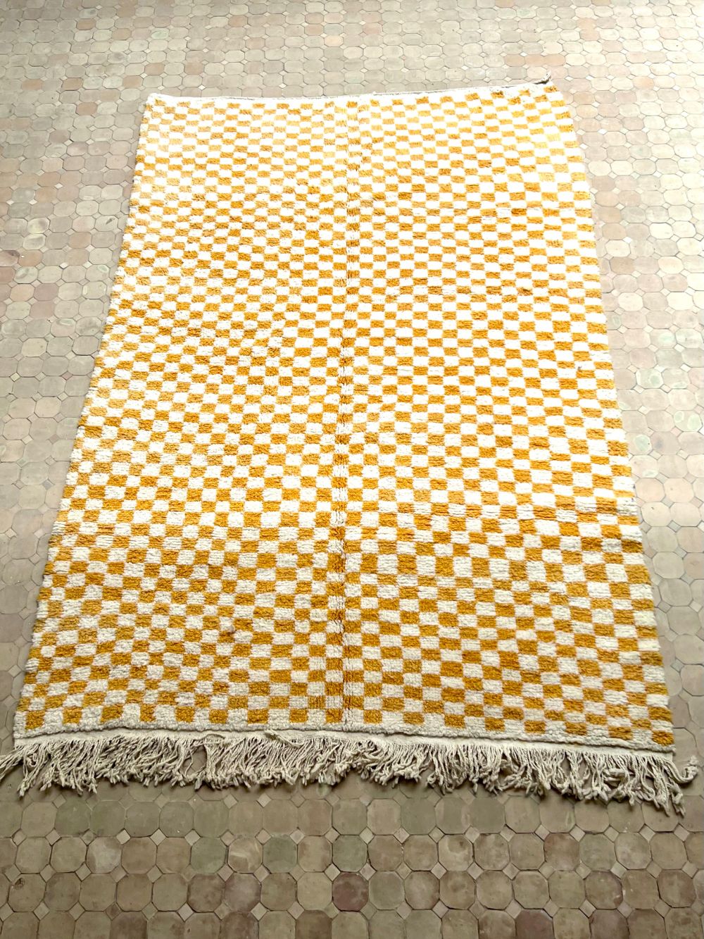 Moroccan Checkered Rug 305x195cm