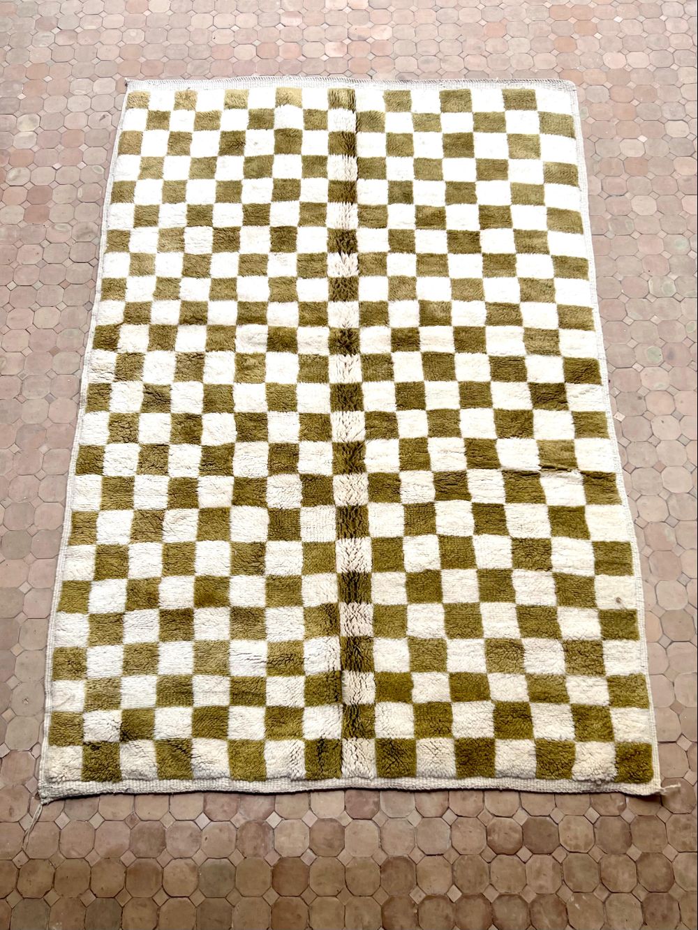 Moroccan Checkered Rug 280x185cm