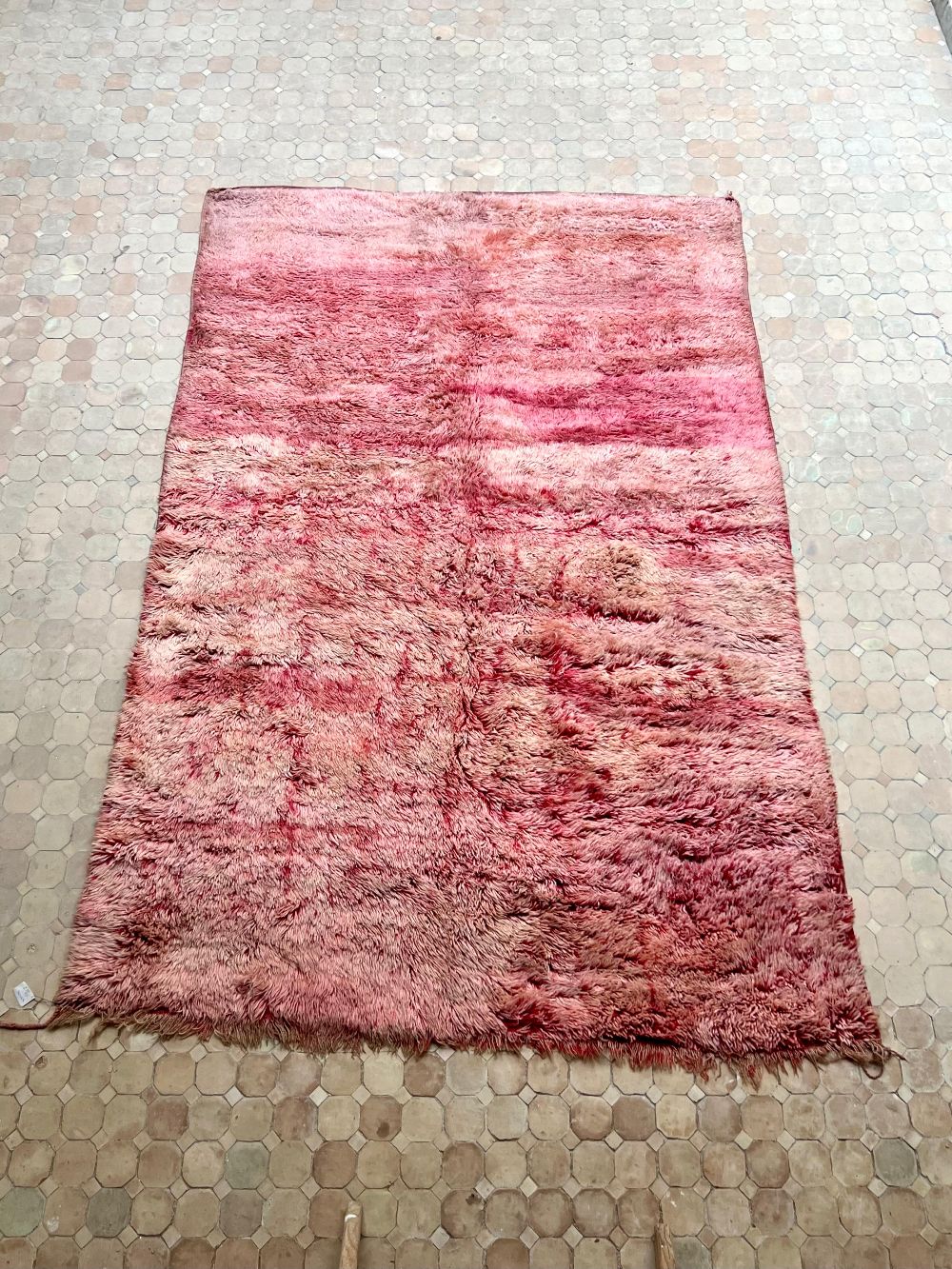 Moroccan Vintage Monochrome Rug 290x195cm