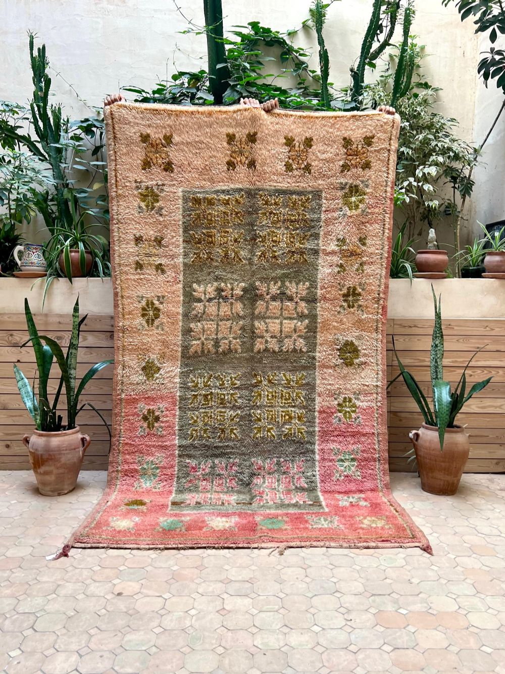 Moroccan Vintage Boujaad Rug 260x145cm