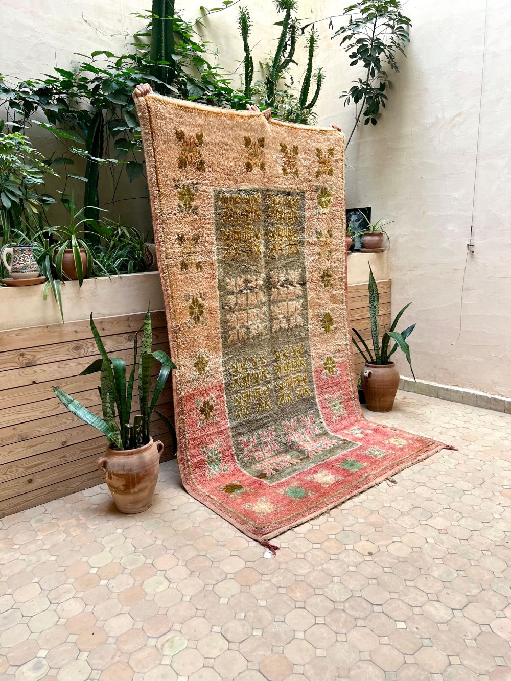 Moroccan Vintage Boujaad Rug 260x145cm