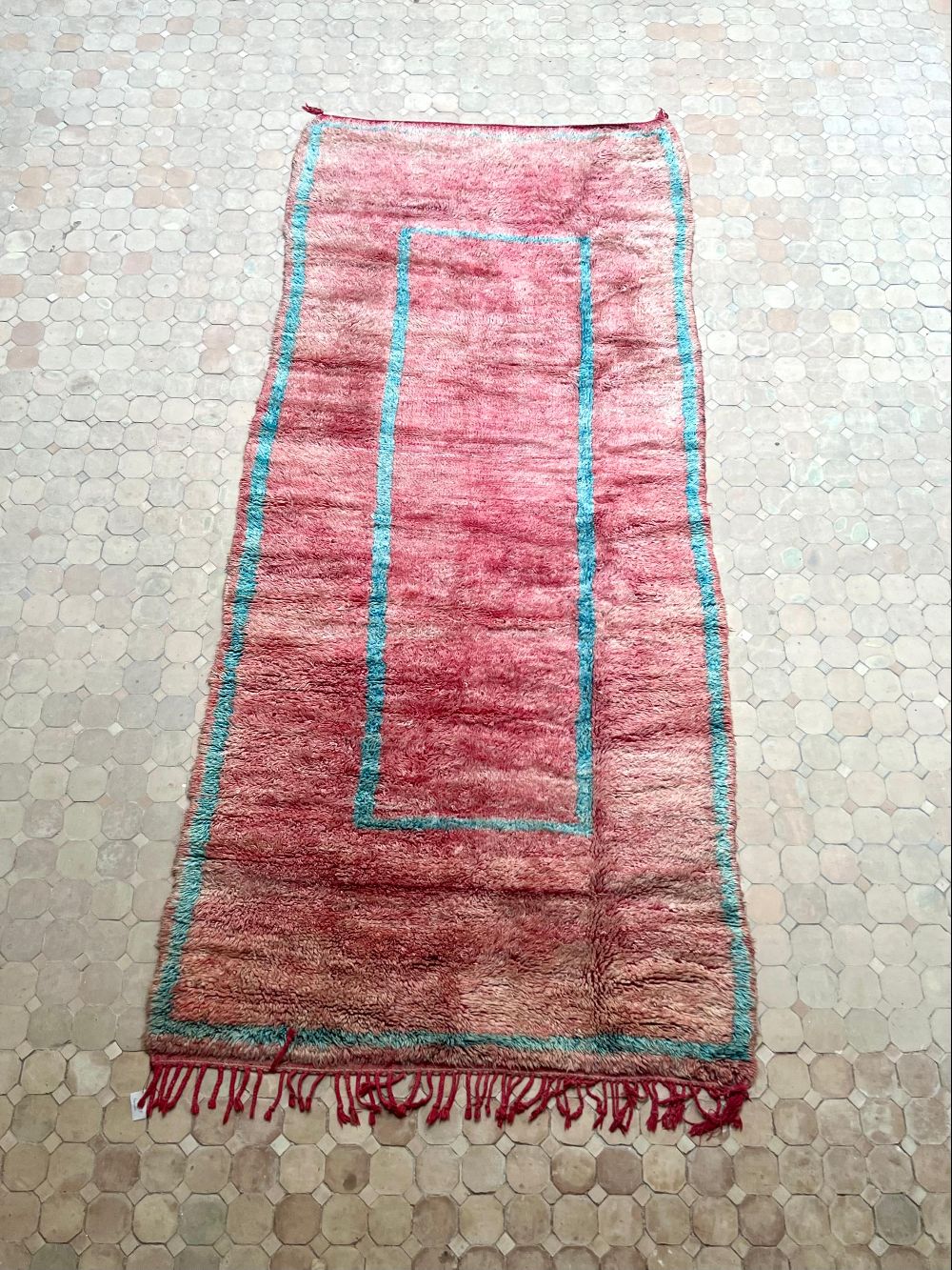 Moroccan Vintage Boujaad runner Rug 310x135cm