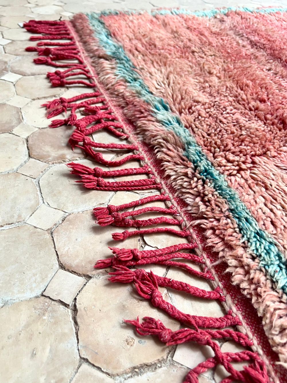 Moroccan Vintage Boujaad runner Rug 310x135cm