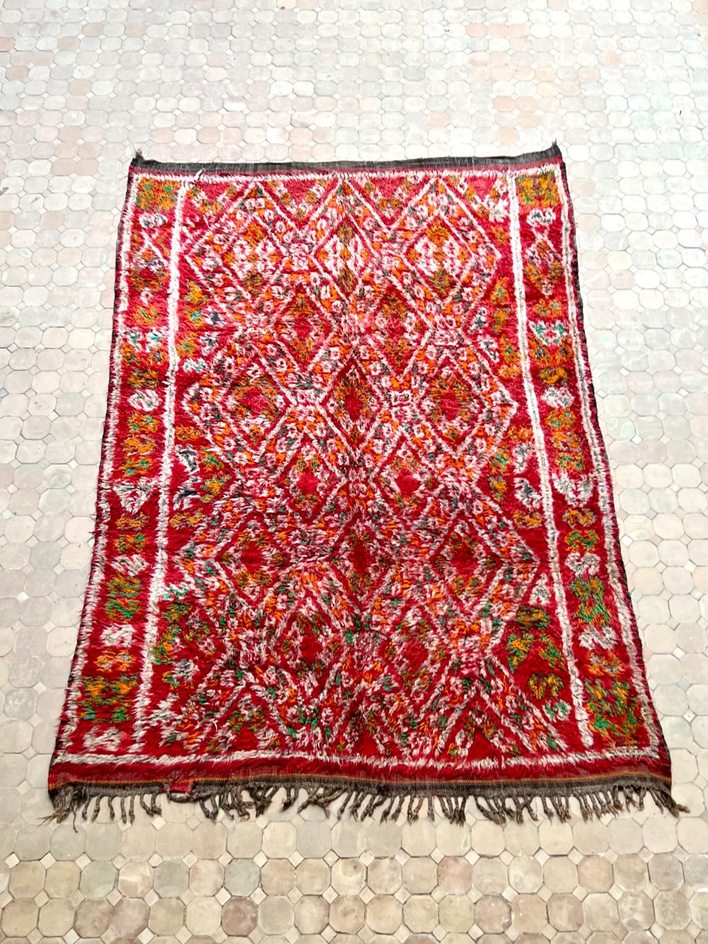 Moroccan Vintage Zayane Rug 255x175cm