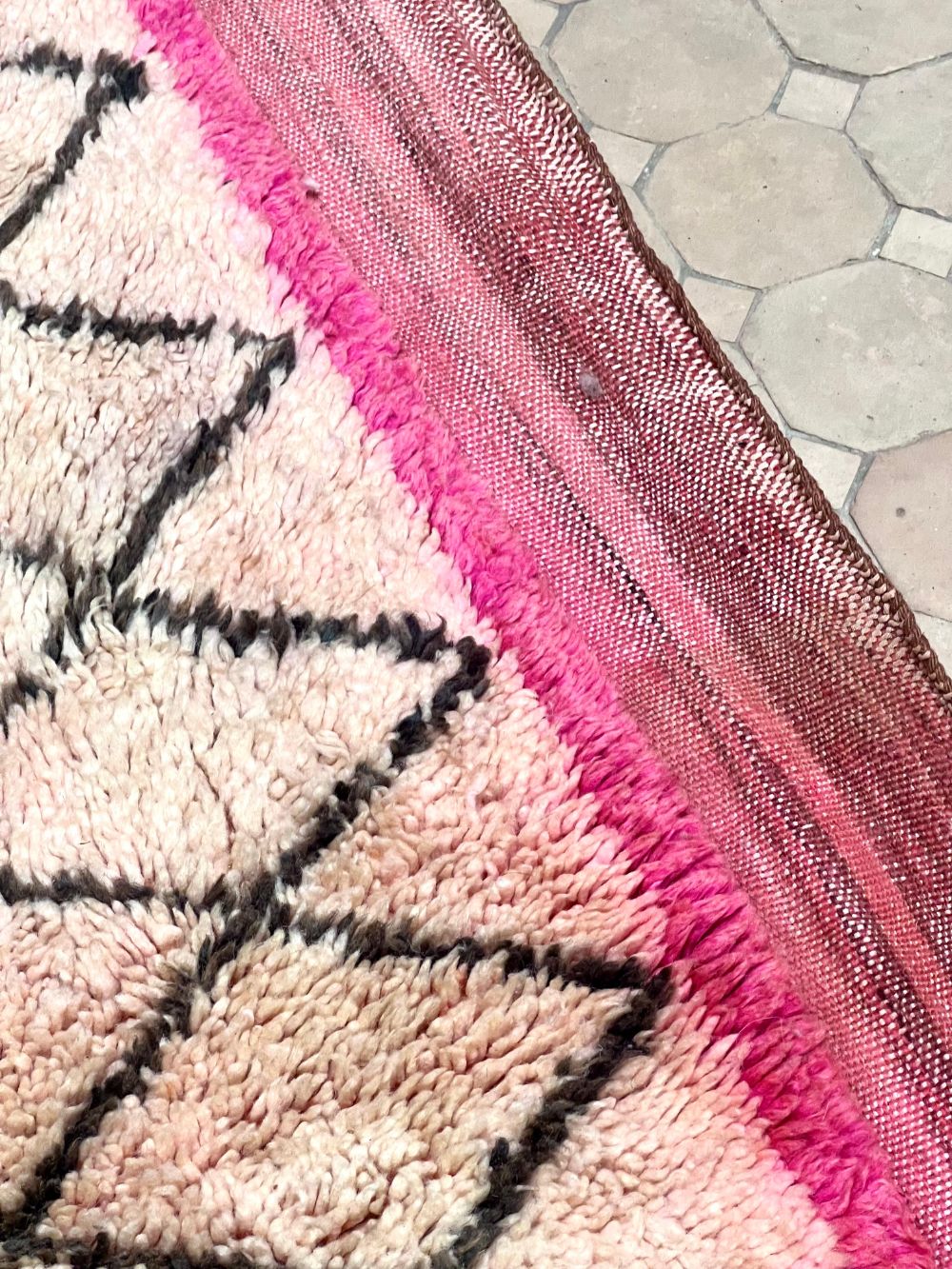 Moroccan Vintage Boujaad Rug 415x190cm
