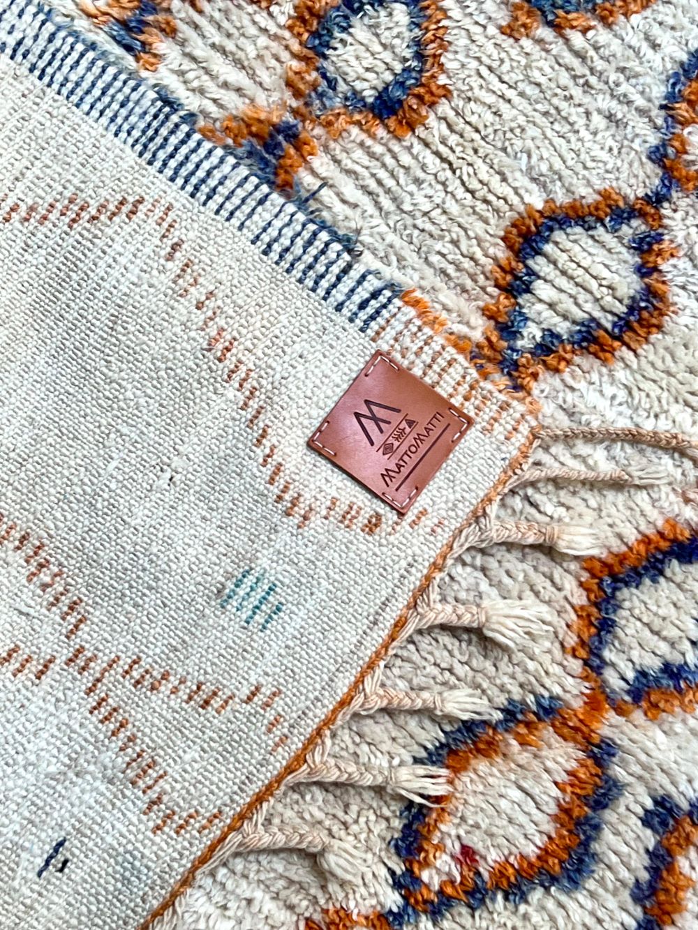 Marokkolainen vintage Azilal-matto 200x100cm