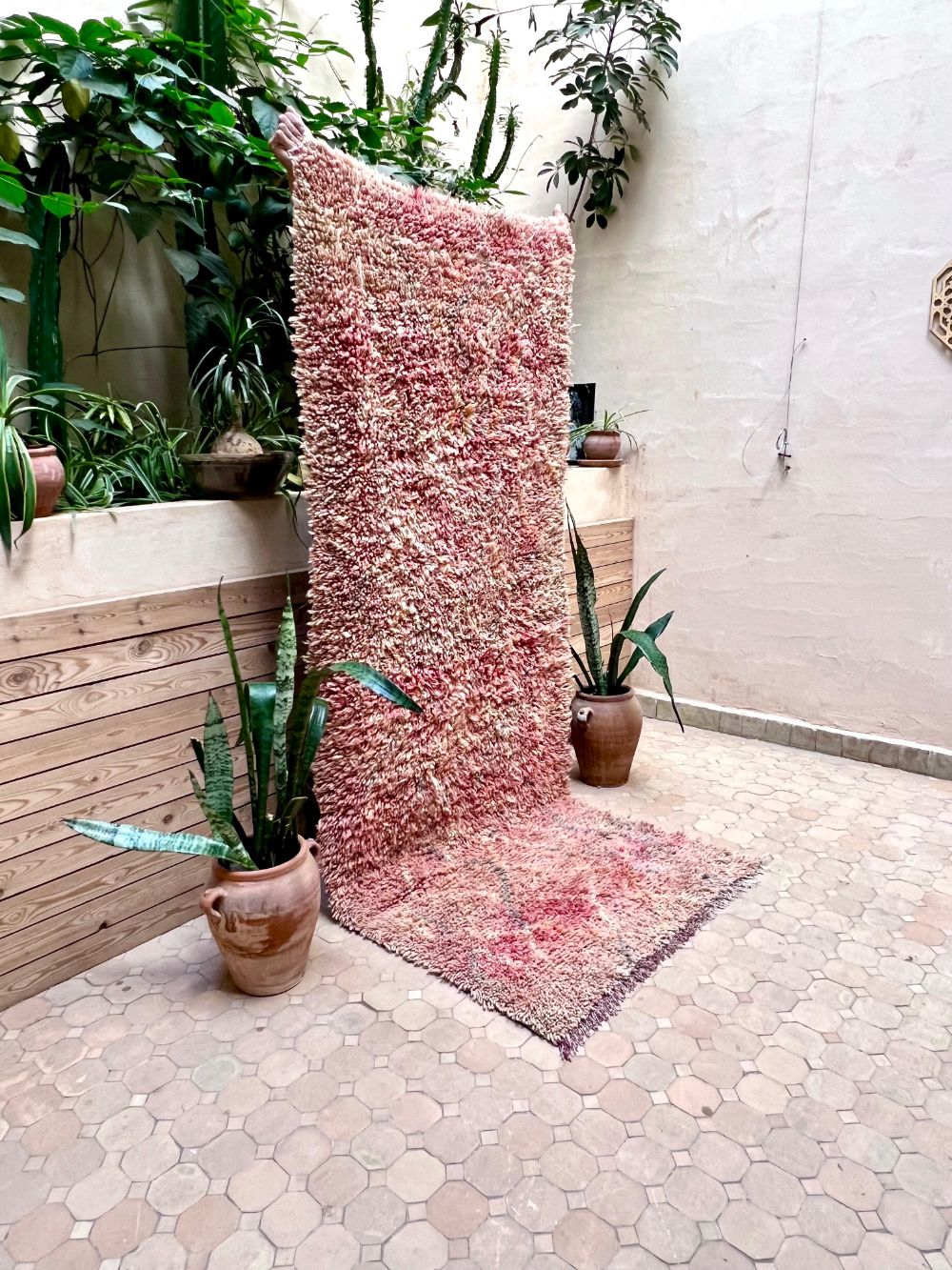 Moroccan Vintage Boujaad Runner Rug 225x100cm