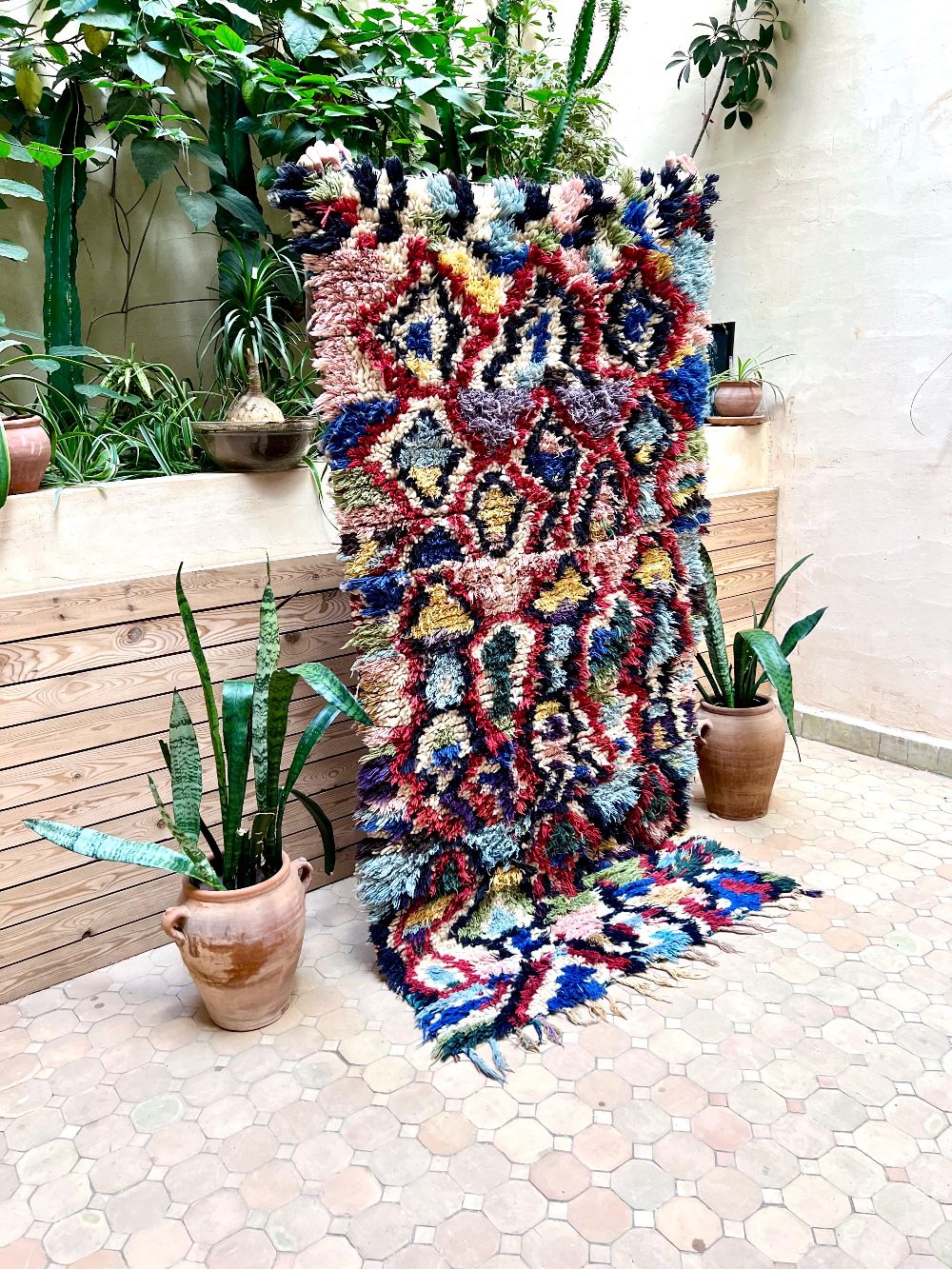 Moroccan Vintage Azilal Rug 200x100cm