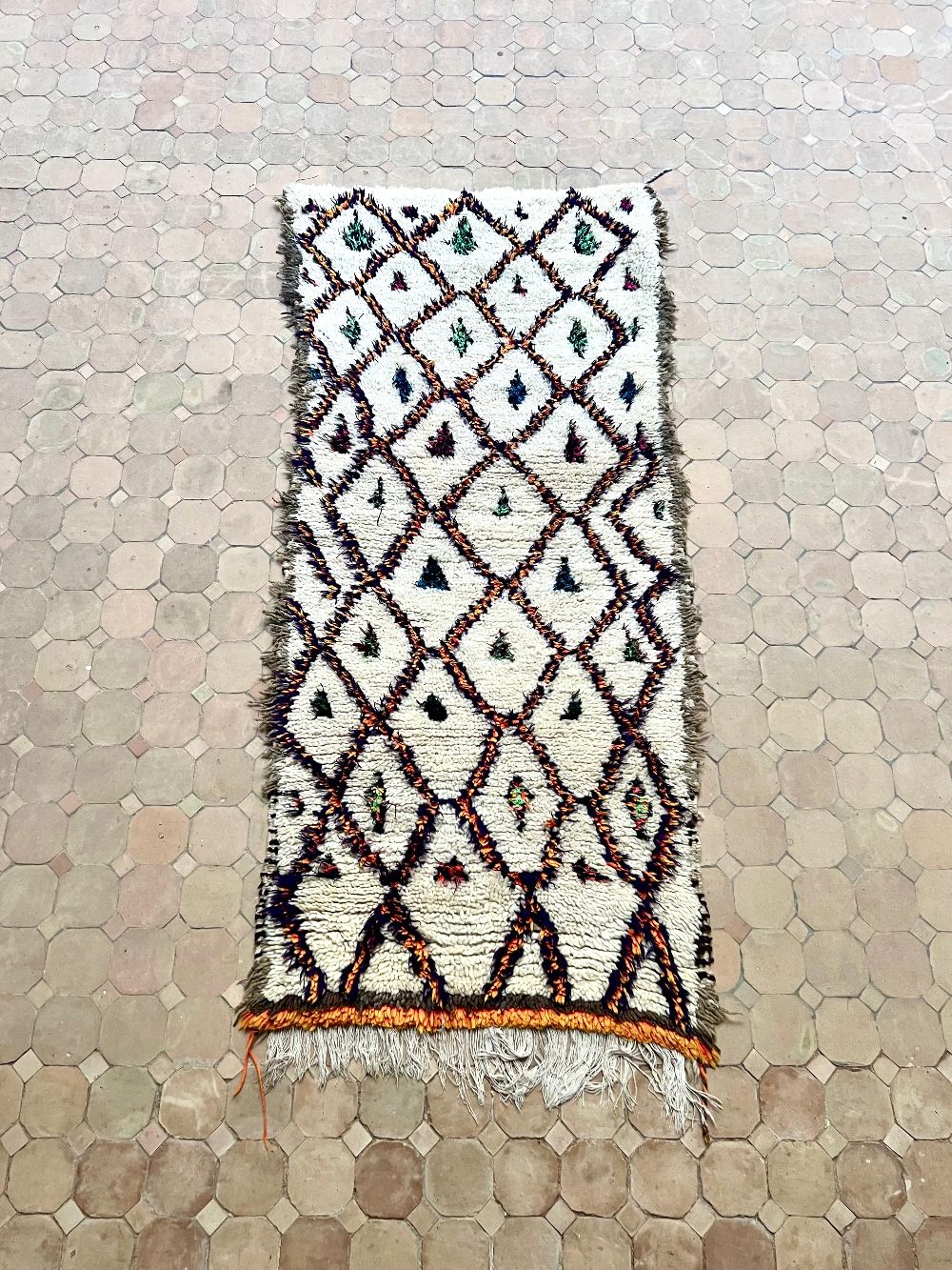 Marokkolainen vintage Azilal-matto 170x75cm