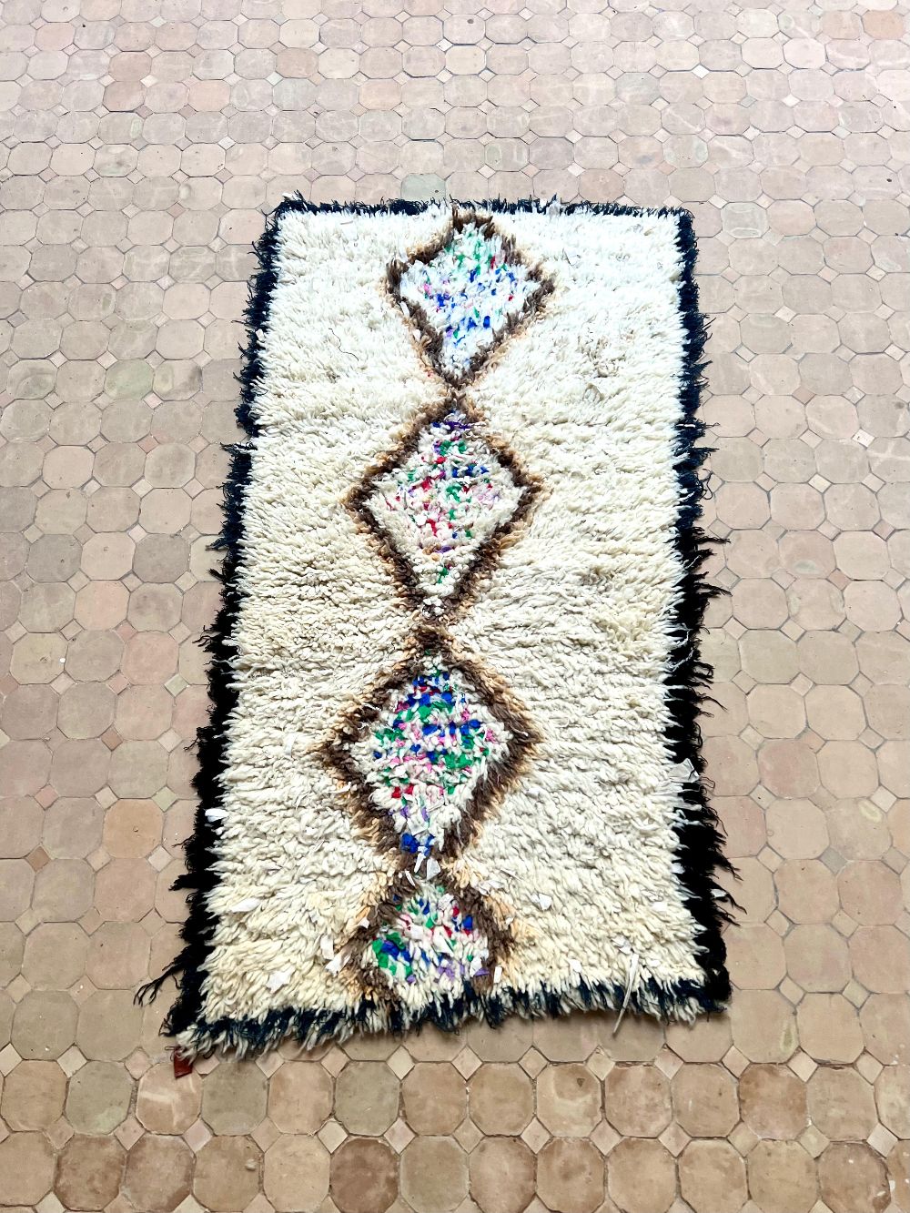 Marokkolainen vintage Azilal-matto 160x80cm