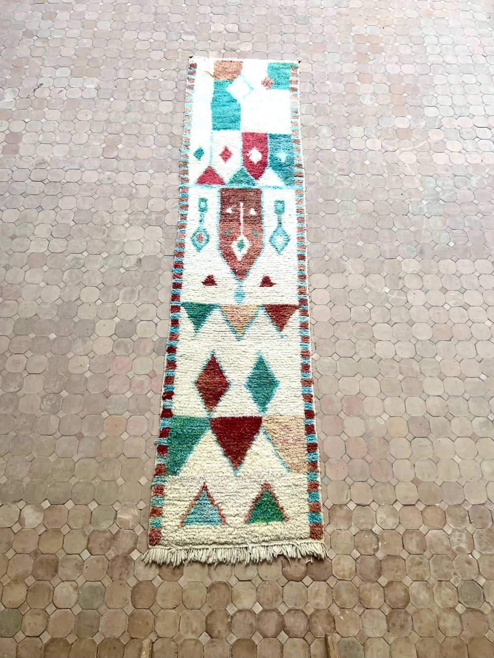 Moroccan Boujaad Runner 300x75cm