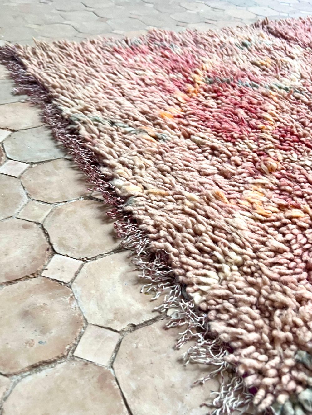 Moroccan Vintage Boujaad Runner Rug 225x100cm