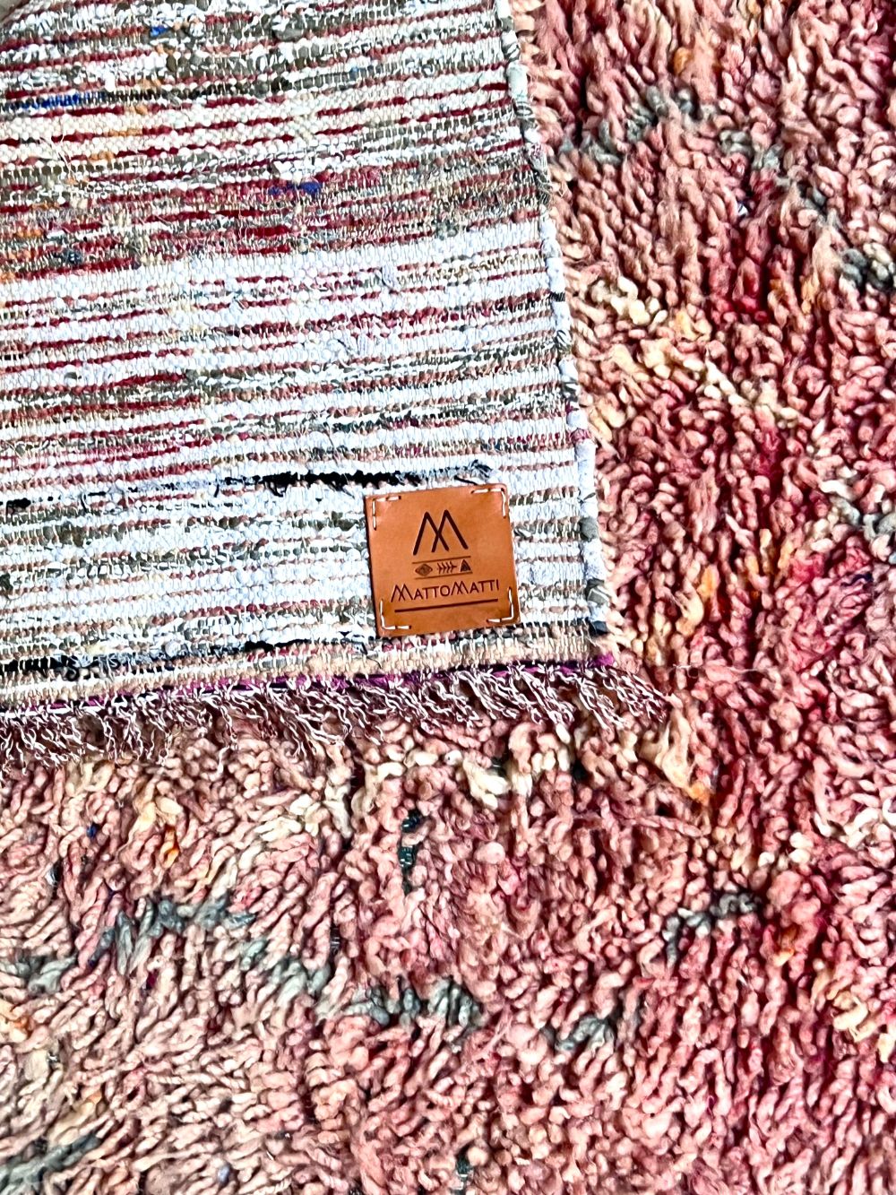 Moroccan Vintage Boujaad Runner Rug 225x100cm