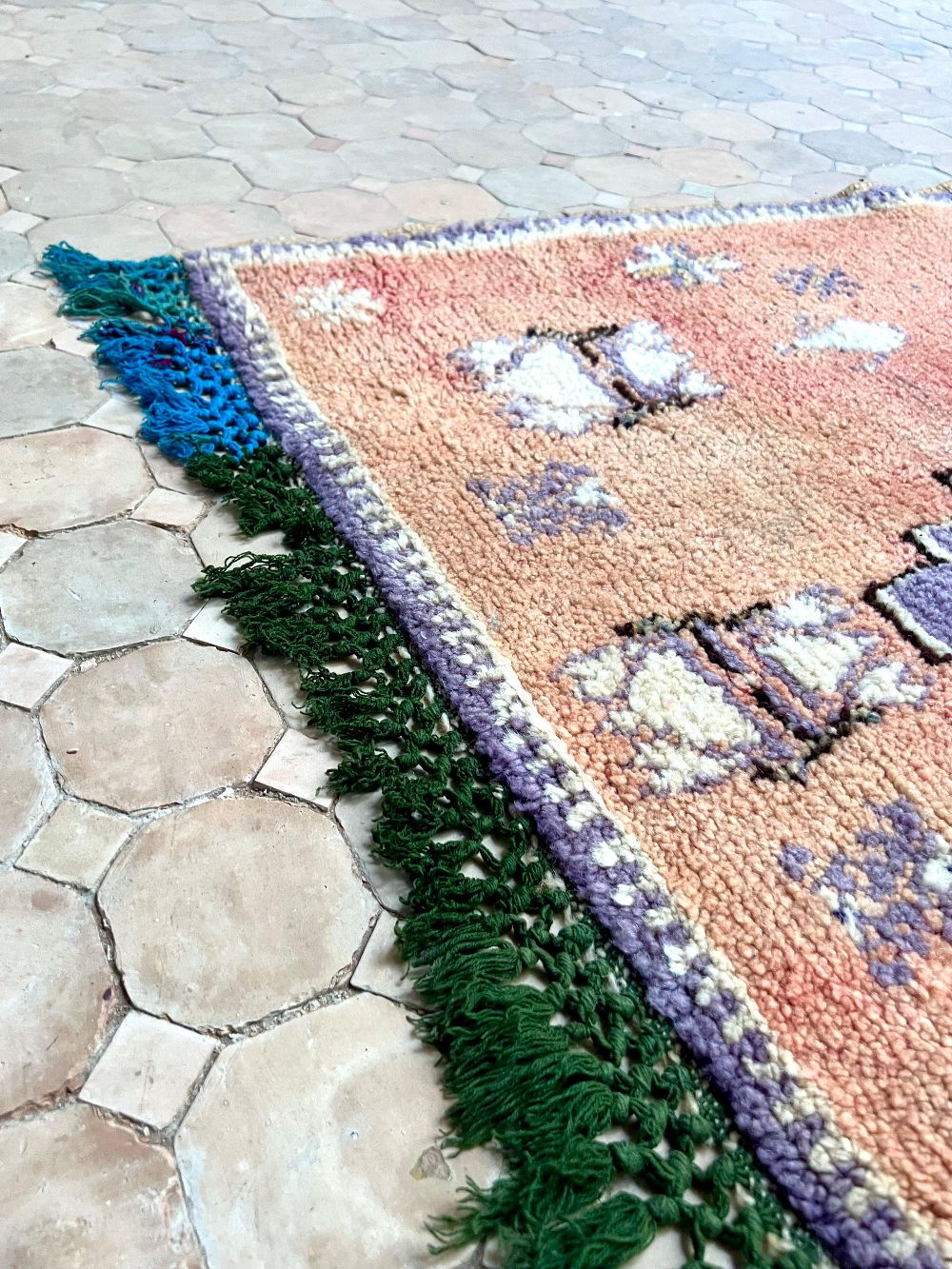 Marokkolainen vintage Boujaad matto 145x95cm