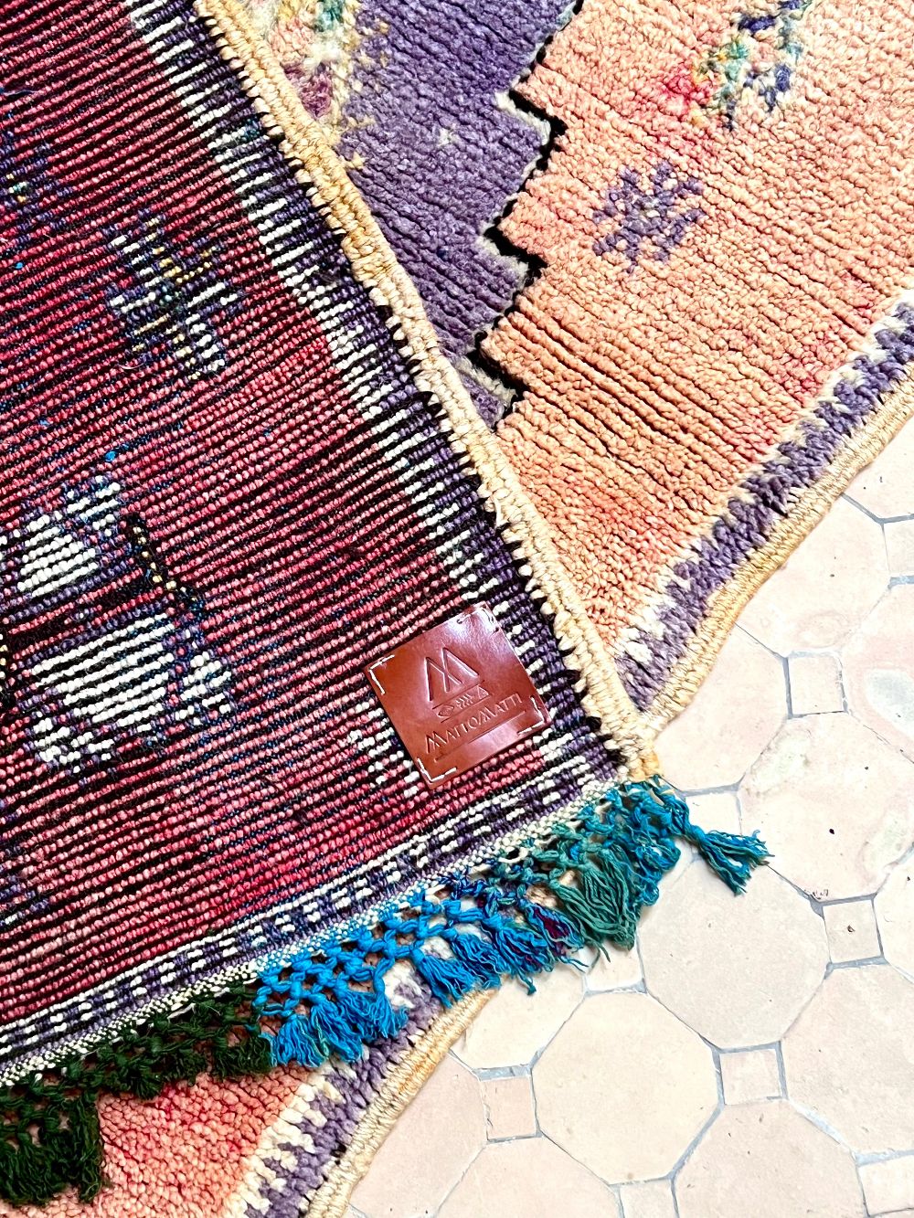 Marokkolainen vintage Boujaad matto 145x95cm