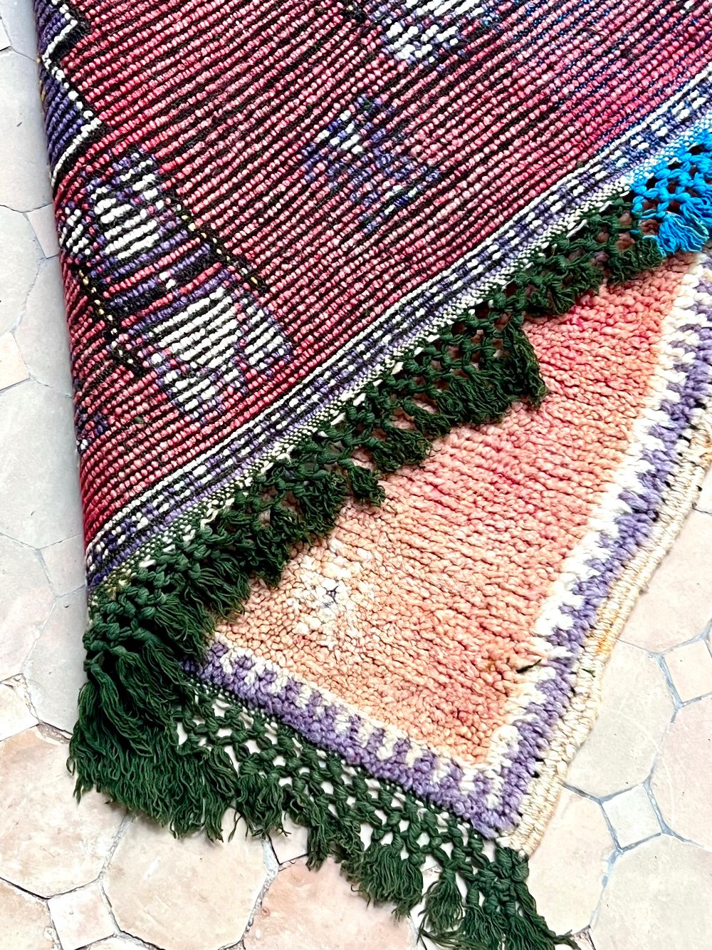 Marokkolainen vintage Boujaad matto 145x95cm