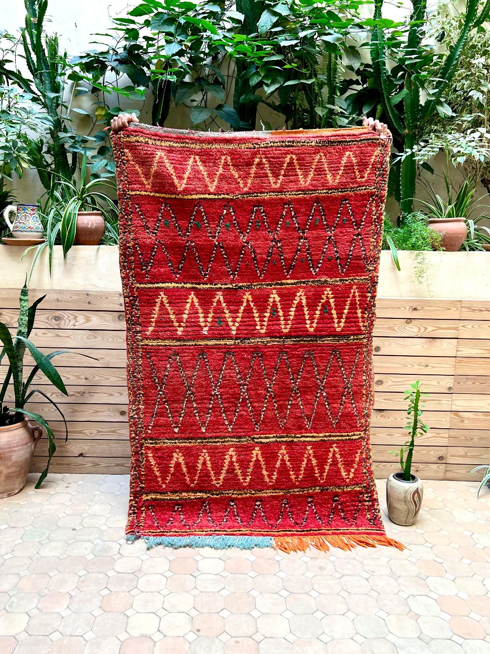 Marokkolainen vintage Boujaad matto 165x105cm