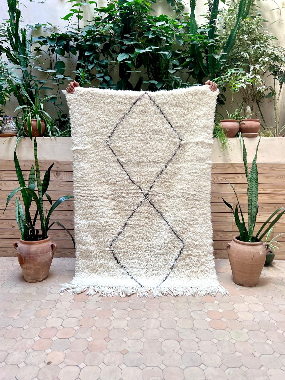 Marokkolainen Marmoucha matto 155x105cm