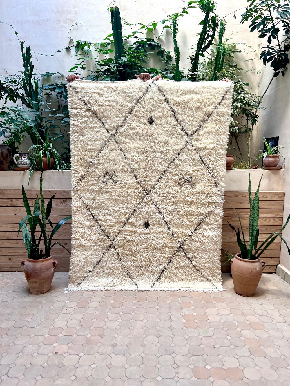 Moroccan Marmoucha Rug 200x145cm