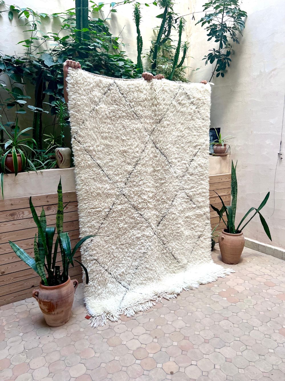 Moroccan Marmoucha Rug 200x145cm