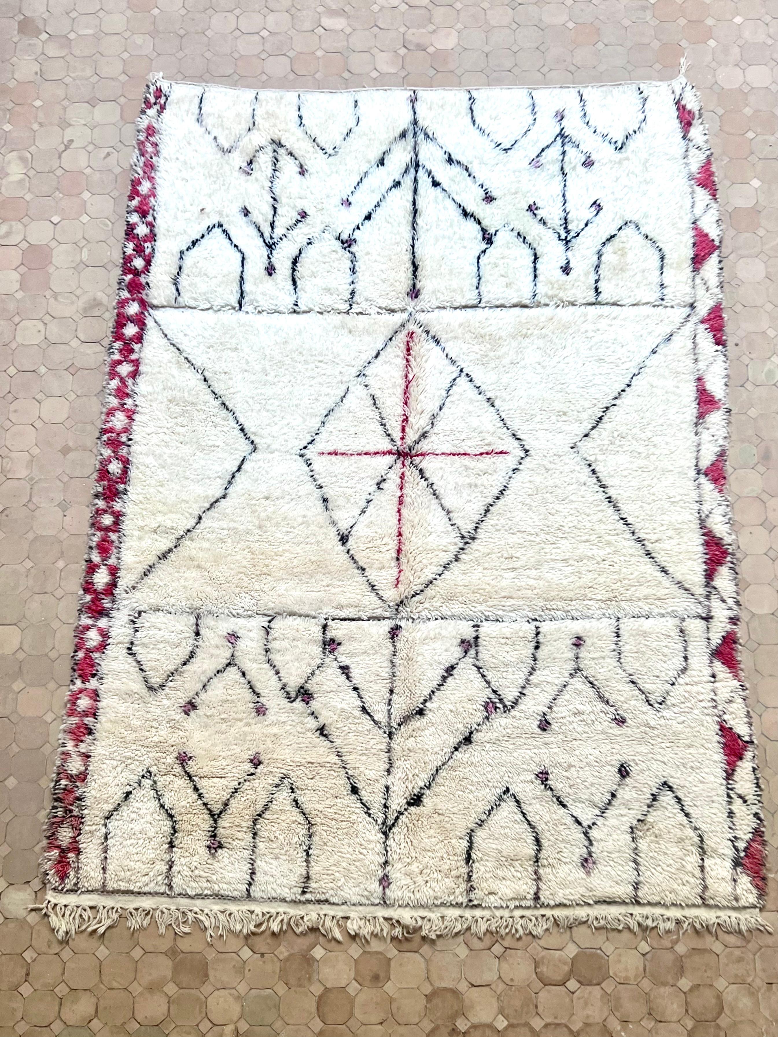 Moroccan Marmoucha Rug 285x195cm