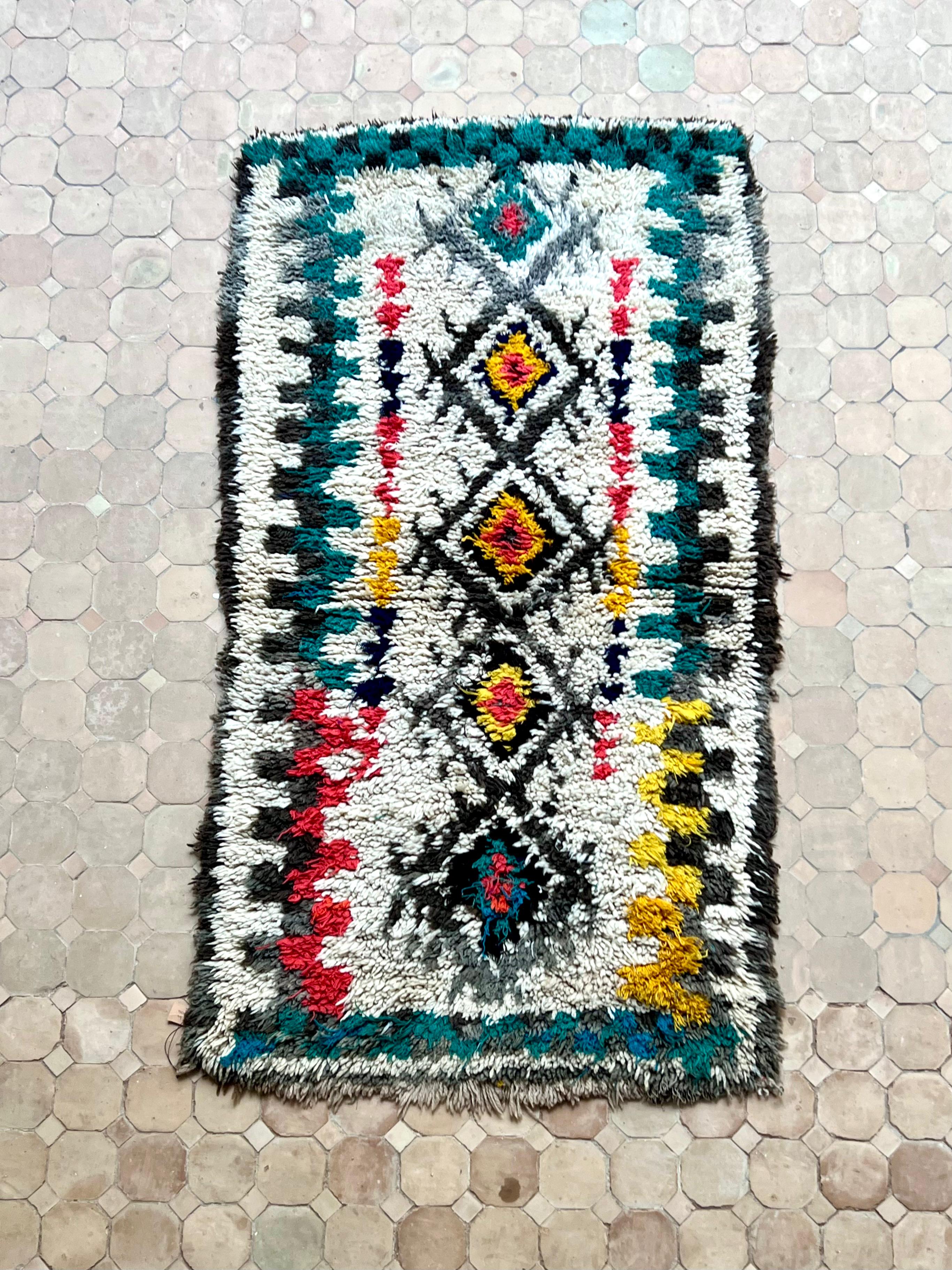 Moroccan Vintage Azilal Rug 160x85cm