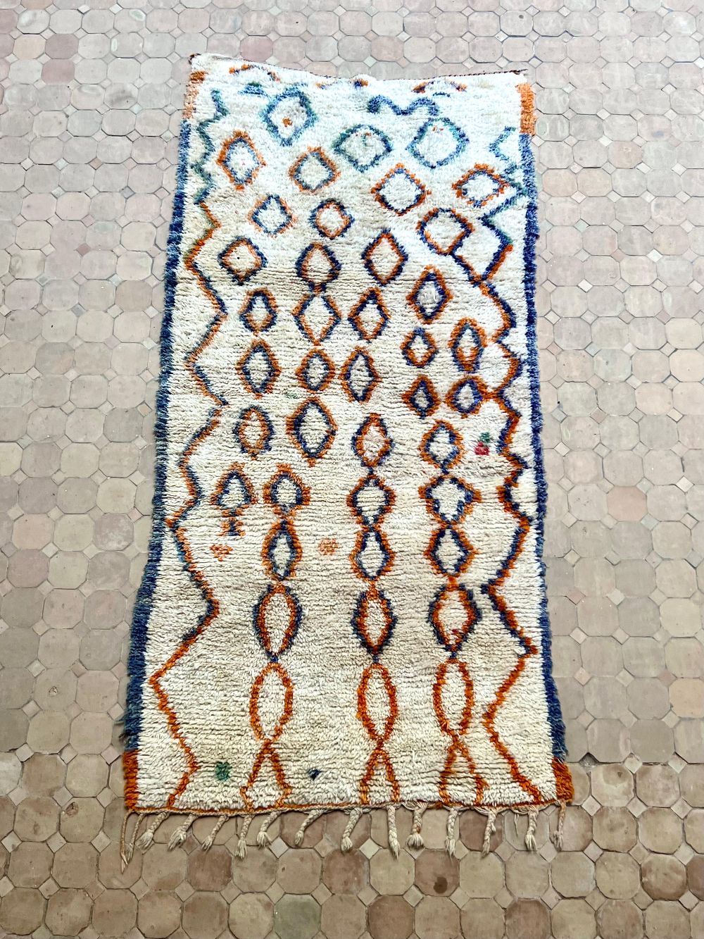 Moroccan Vintage Azilal Rug 200x100cm