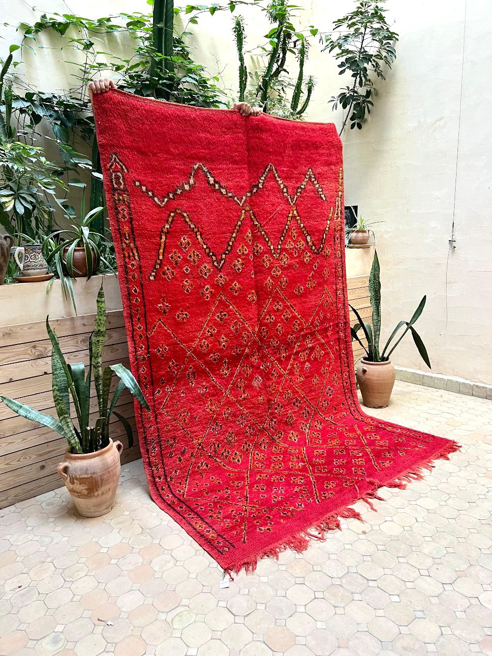 Moroccan Vintage Boujaad Rug 265x165cm