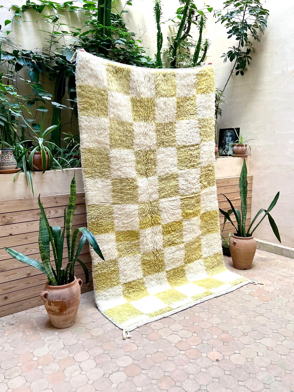 Marokkolainen ruudullinen matto 230x140cm