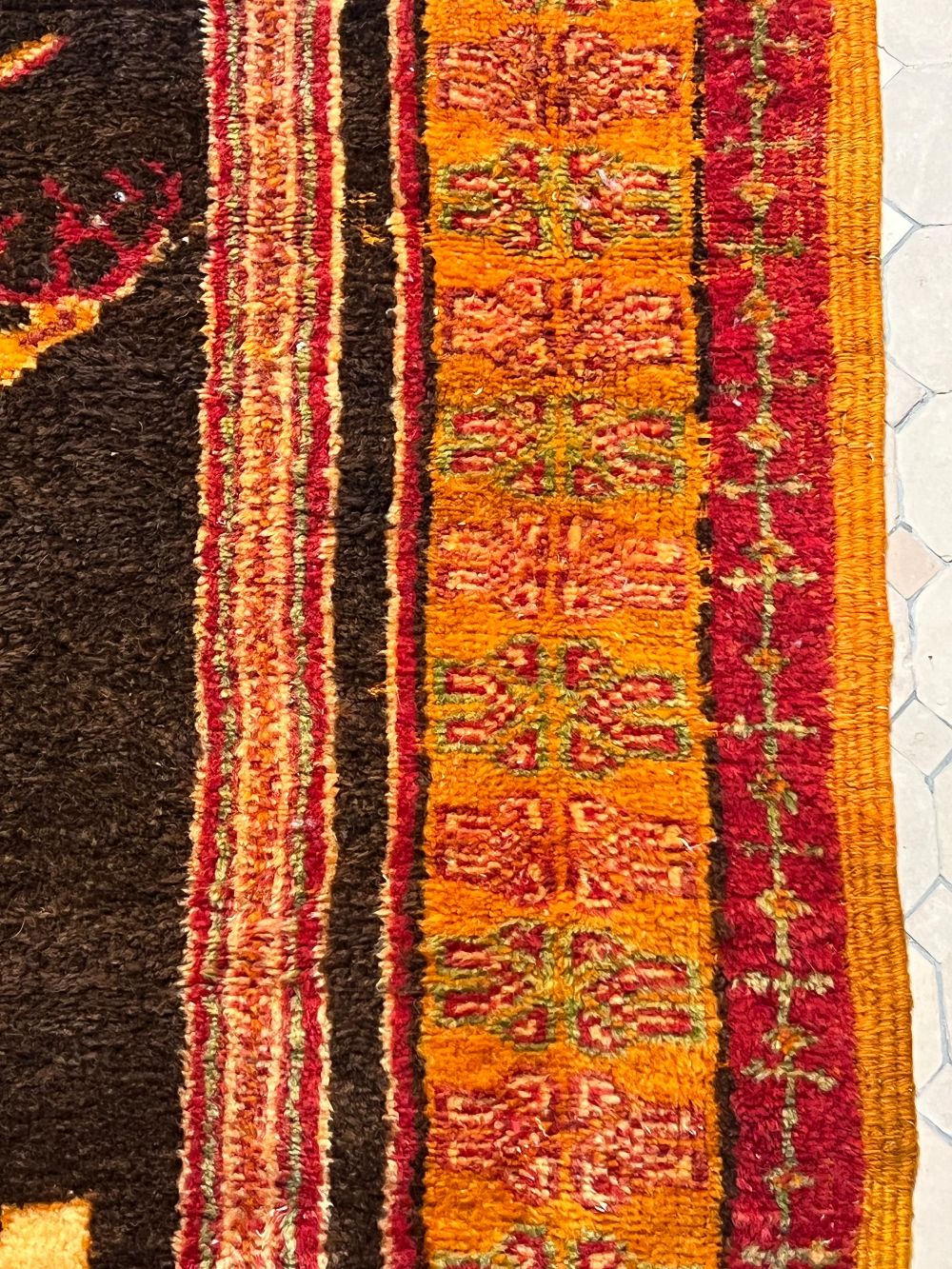 Moroccan Vintage Taznakht Rug 320x135cm