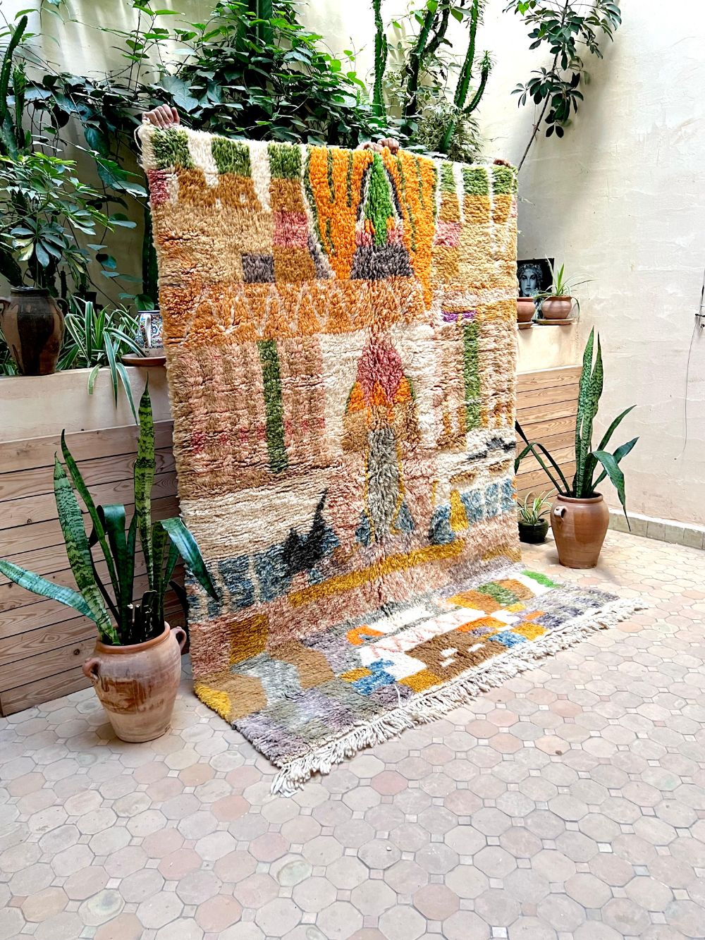 Reserved Katriina : Moroccan Saghira Rug 235x170cm